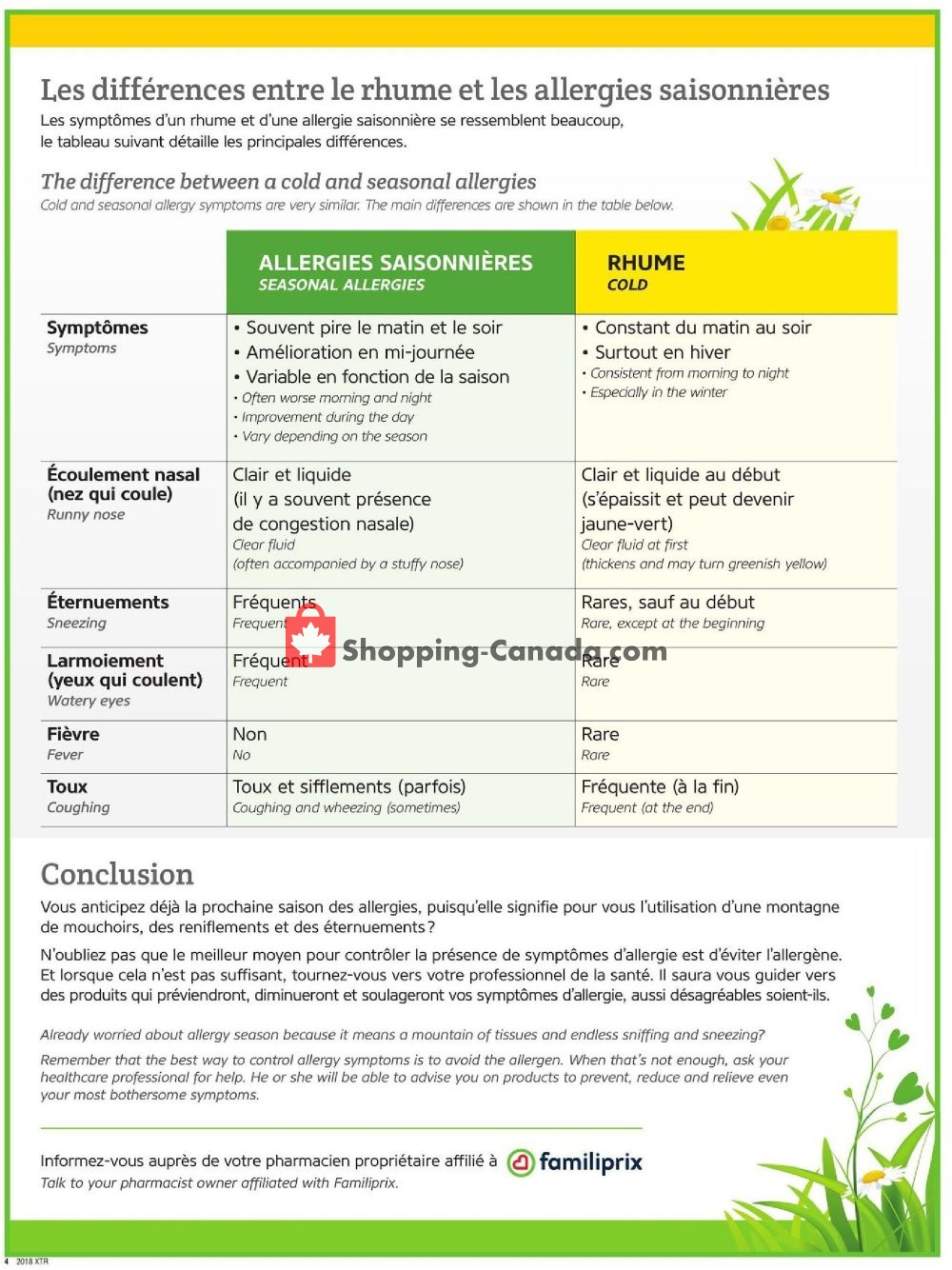 Familiprix flyer from Thursday April 30, 2020 to Wednesday May 6, 2020 - page 7