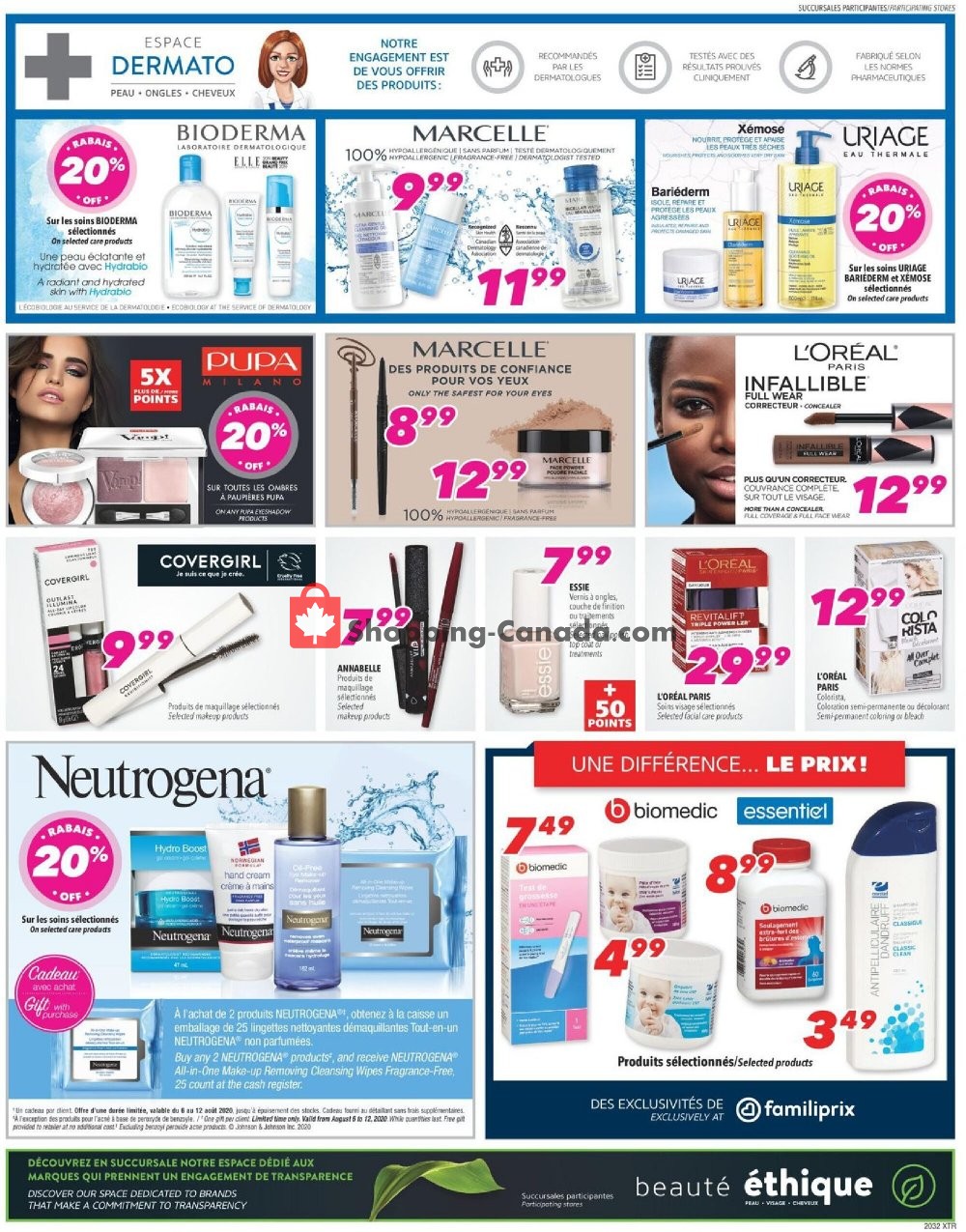Familiprix flyer from Thursday August 6, 2020 to Wednesday August 12, 2020 - page 11
