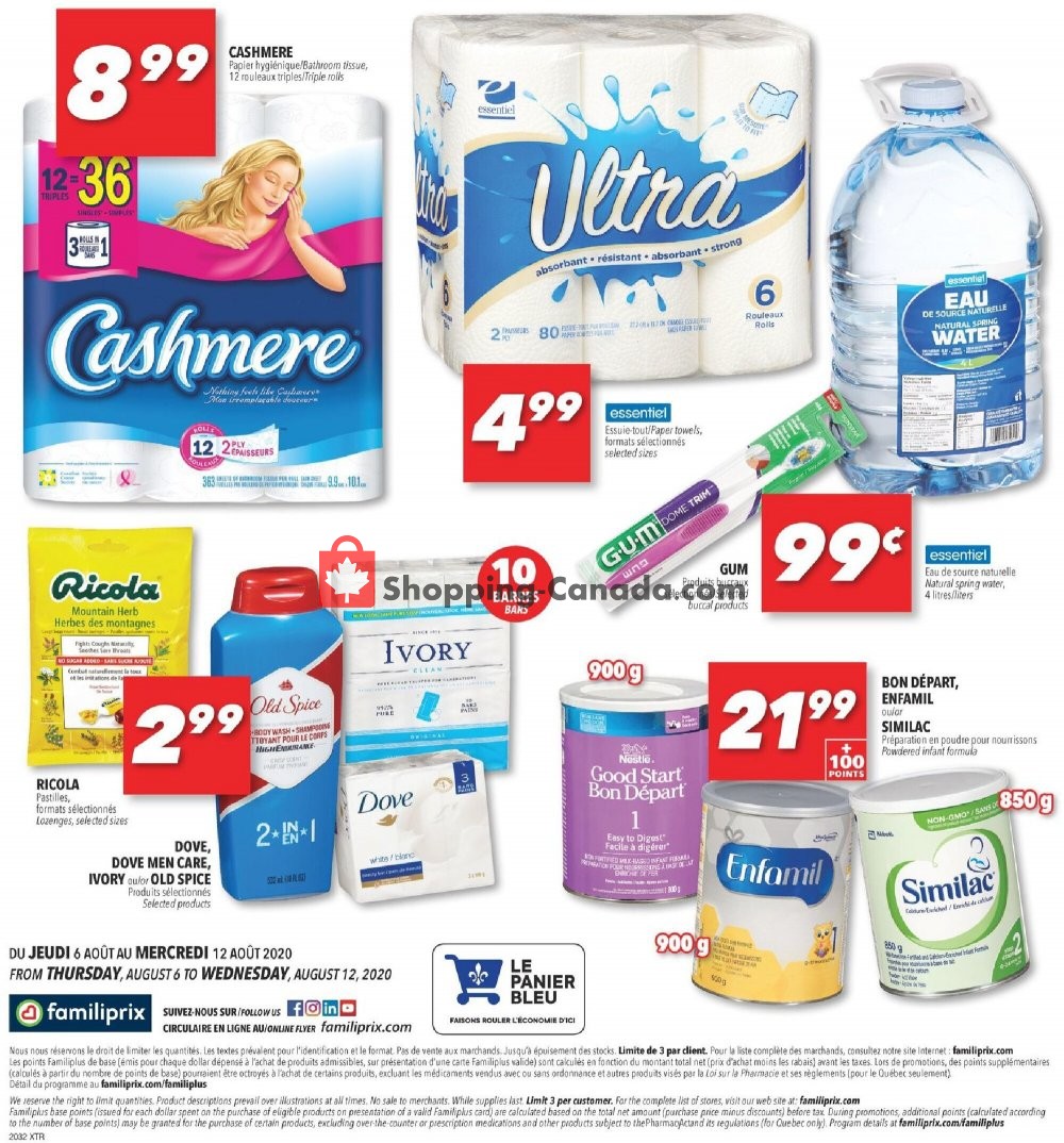Familiprix flyer from Thursday August 6, 2020 to Wednesday August 12, 2020 - page 14