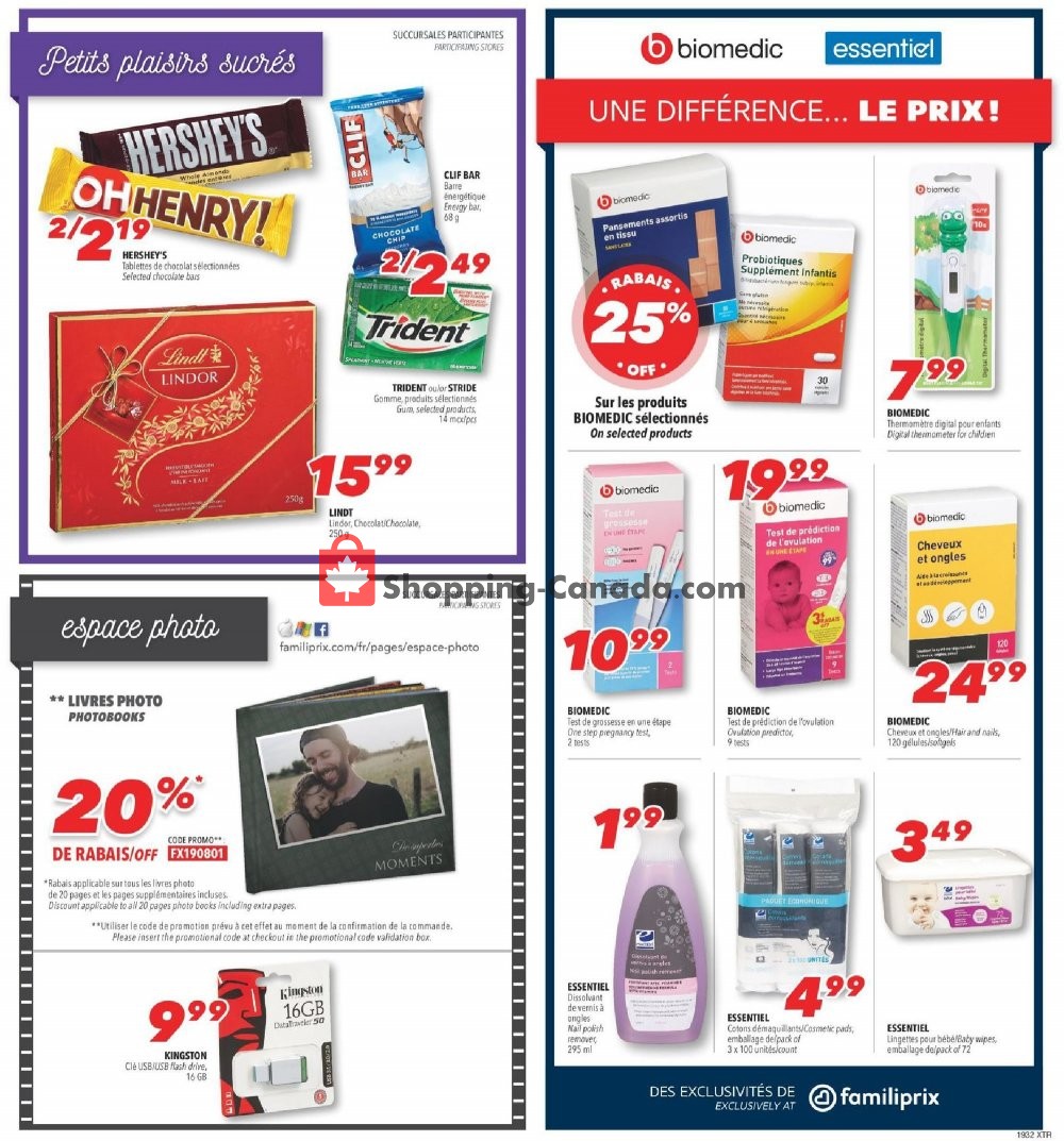 Familiprix flyer from Thursday August 8, 2019 to Wednesday August 14, 2019 - page 8