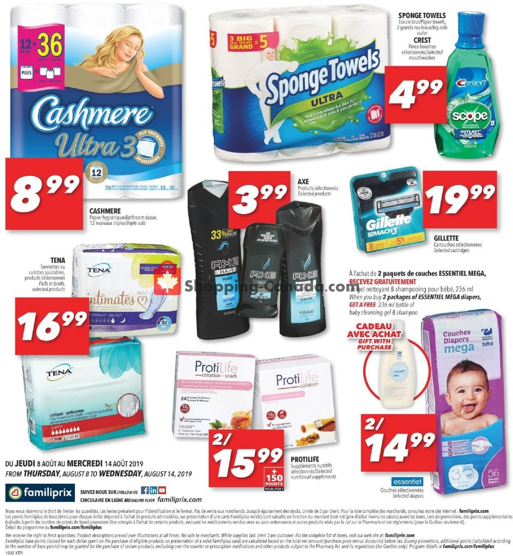 Familiprix flyer from Thursday August 8, 2019 to Wednesday August 14, 2019 - page 9