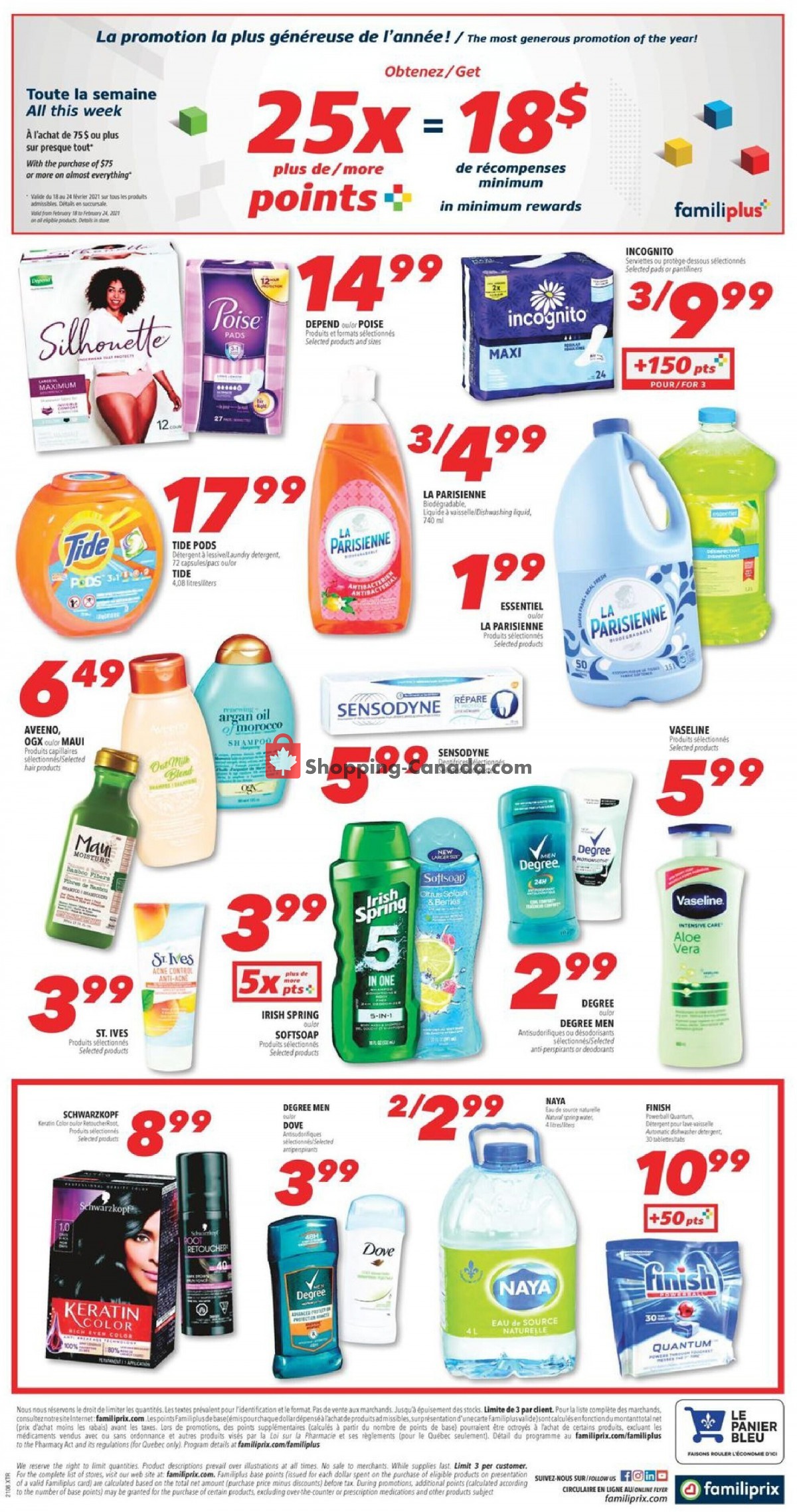 Familiprix flyer from Thursday February 18, 2021 to Wednesday February 24, 2021 - page 11