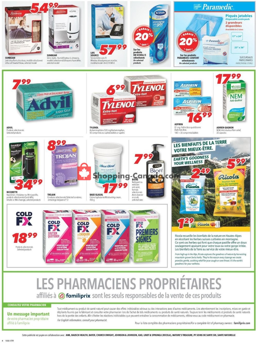 Familiprix flyer from Thursday February 21, 2019 to Wednesday February 27, 2019 - page 4