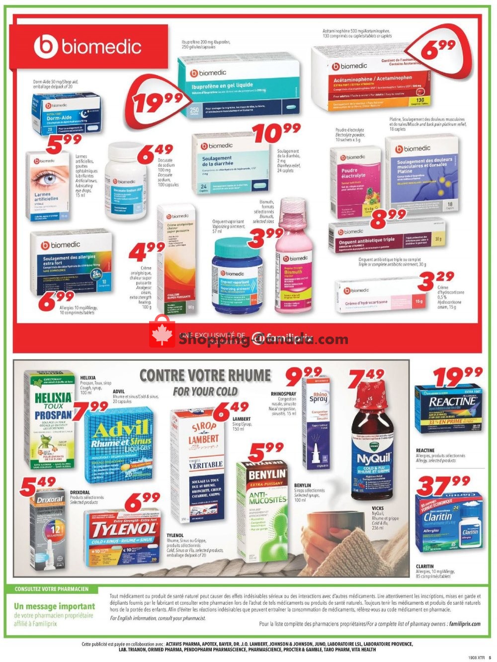 Familiprix flyer from Thursday February 21, 2019 to Wednesday February 27, 2019 - page 5