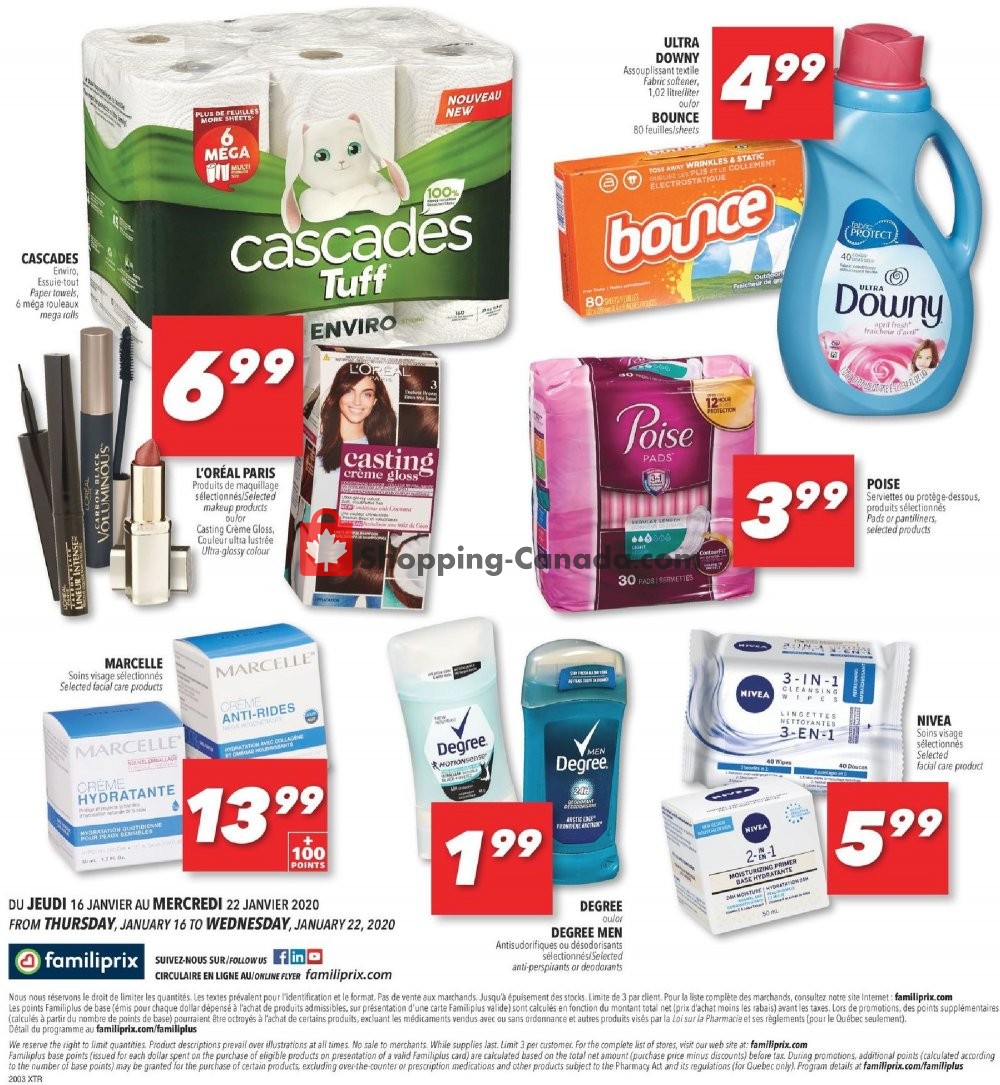 Familiprix flyer from Thursday January 16, 2020 to Wednesday January 22, 2020 - page 12
