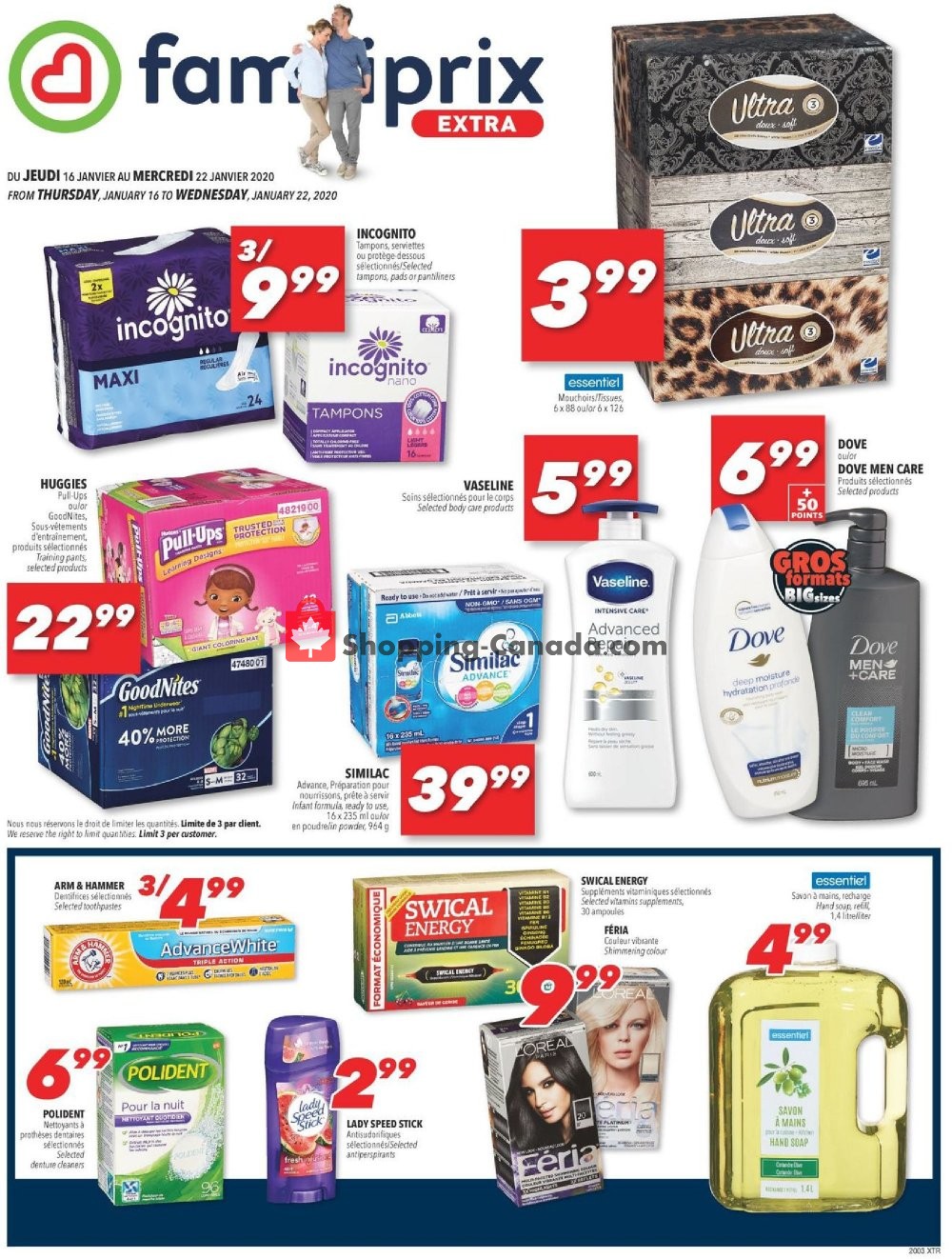 Familiprix flyer from Thursday January 16, 2020 to Wednesday January 22, 2020 - page 3