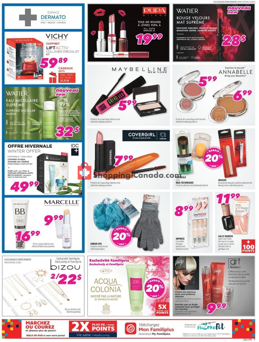 Familiprix flyer from Thursday January 16, 2020 to Wednesday January 22, 2020 - page 7