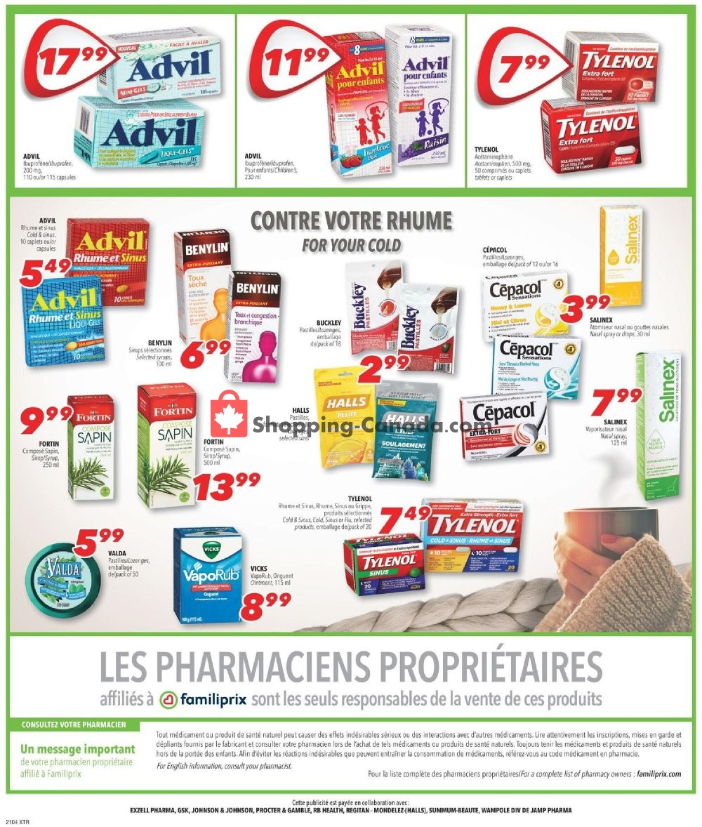 Familiprix flyer from Thursday January 21, 2021 to Wednesday January 27, 2021 - page 6