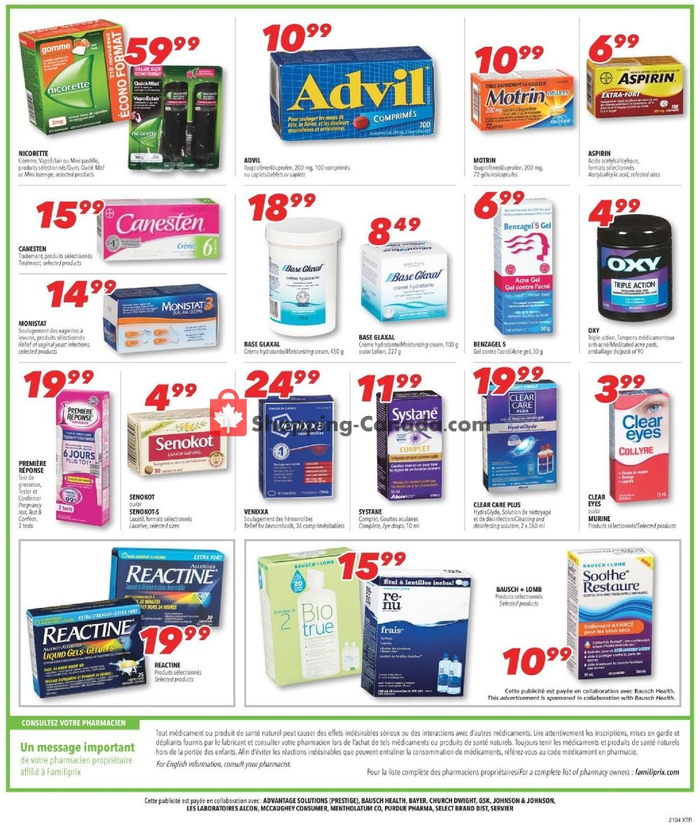 Familiprix flyer from Thursday January 21, 2021 to Wednesday January 27, 2021 - page 7