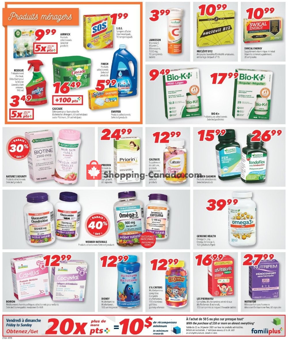 Familiprix flyer from Thursday January 21, 2021 to Wednesday January 27, 2021 - page 8