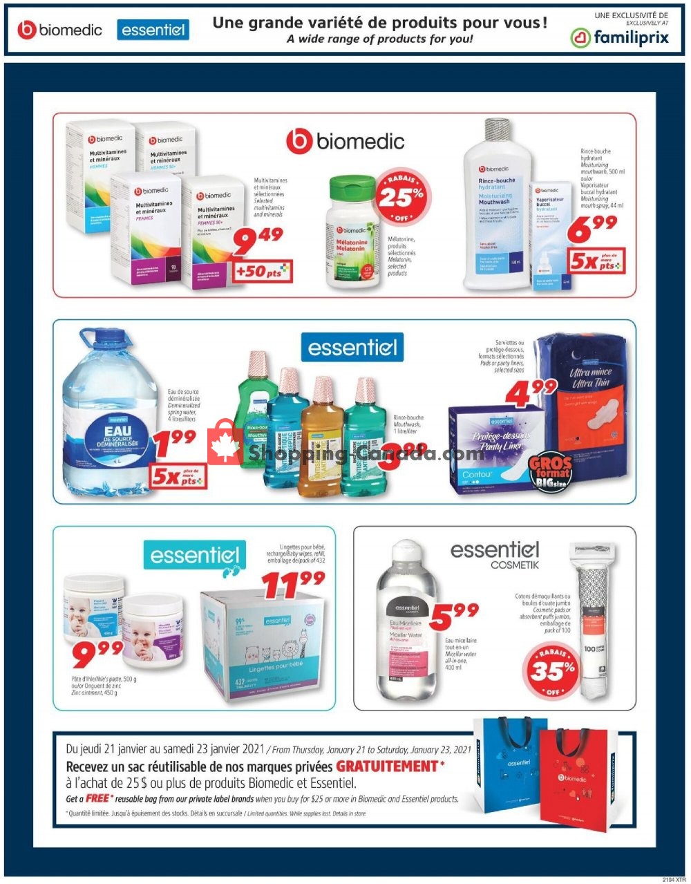 Familiprix flyer from Thursday January 21, 2021 to Wednesday January 27, 2021 - page 9