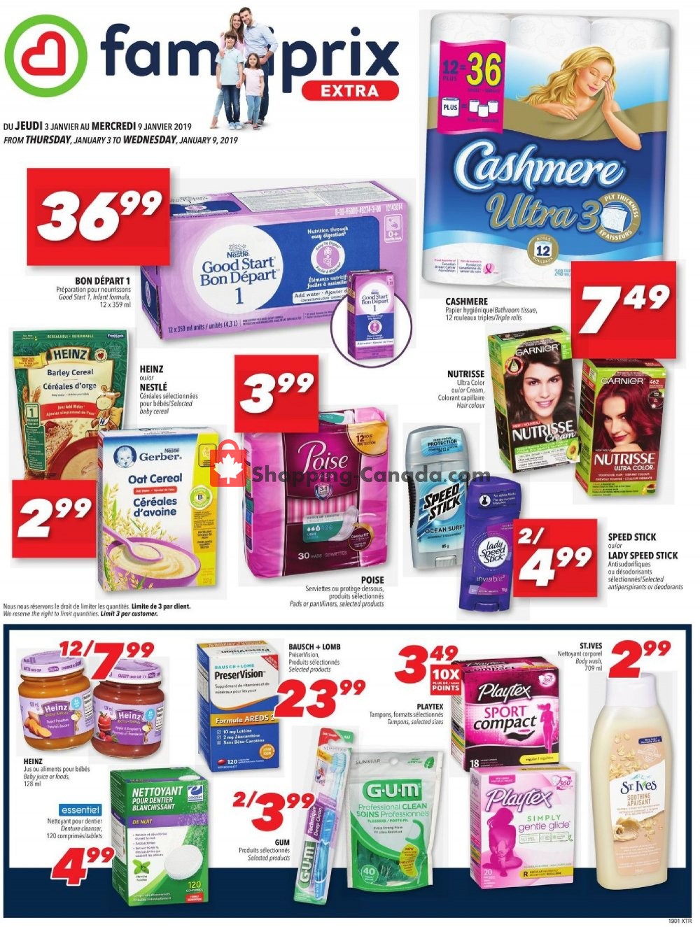 Familiprix flyer from Thursday January 3, 2019 to Wednesday January 9, 2019 - page 3