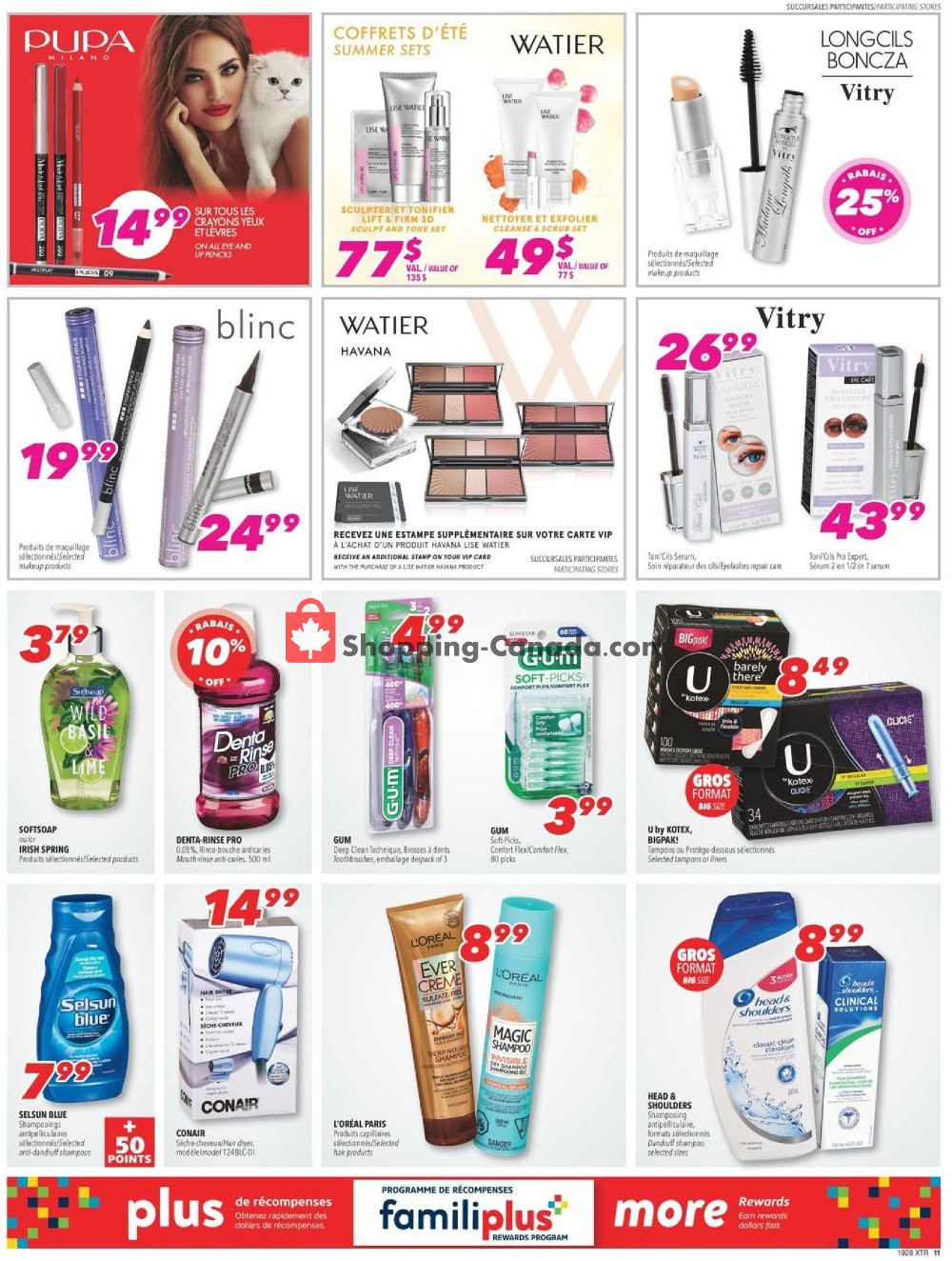 Familiprix flyer from Thursday July 11, 2019 to Wednesday July 17, 2019 - page 12