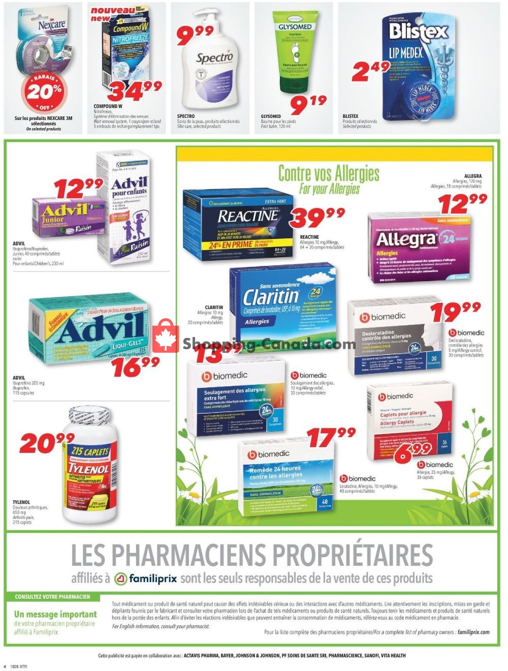 Familiprix flyer from Thursday July 11, 2019 to Wednesday July 17, 2019 - page 4