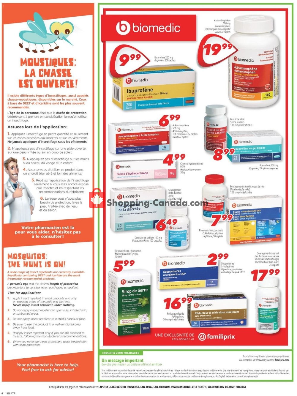 Familiprix flyer from Thursday July 11, 2019 to Wednesday July 17, 2019 - page 6