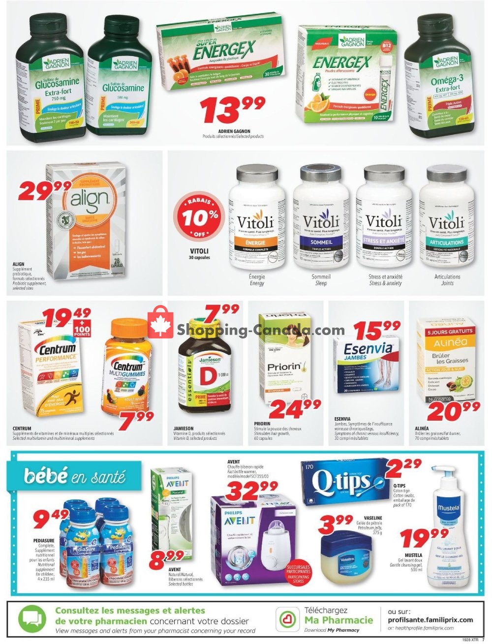 Familiprix flyer from Thursday July 11, 2019 to Wednesday July 17, 2019 - page 7