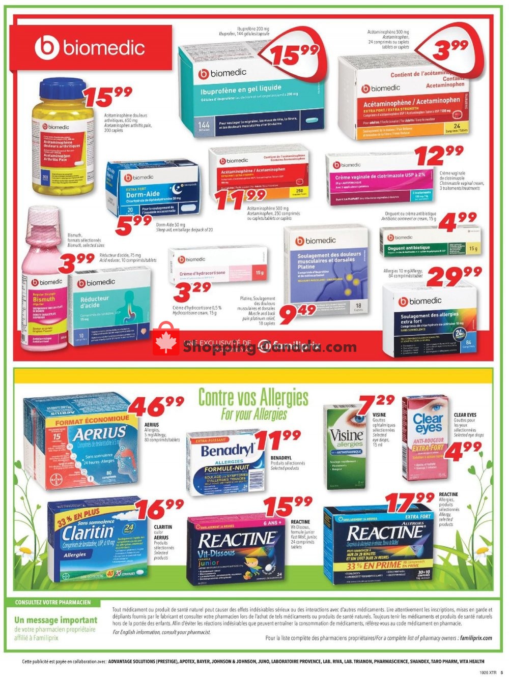 Familiprix flyer from Thursday June 27, 2019 to Wednesday July 3, 2019 - page 5