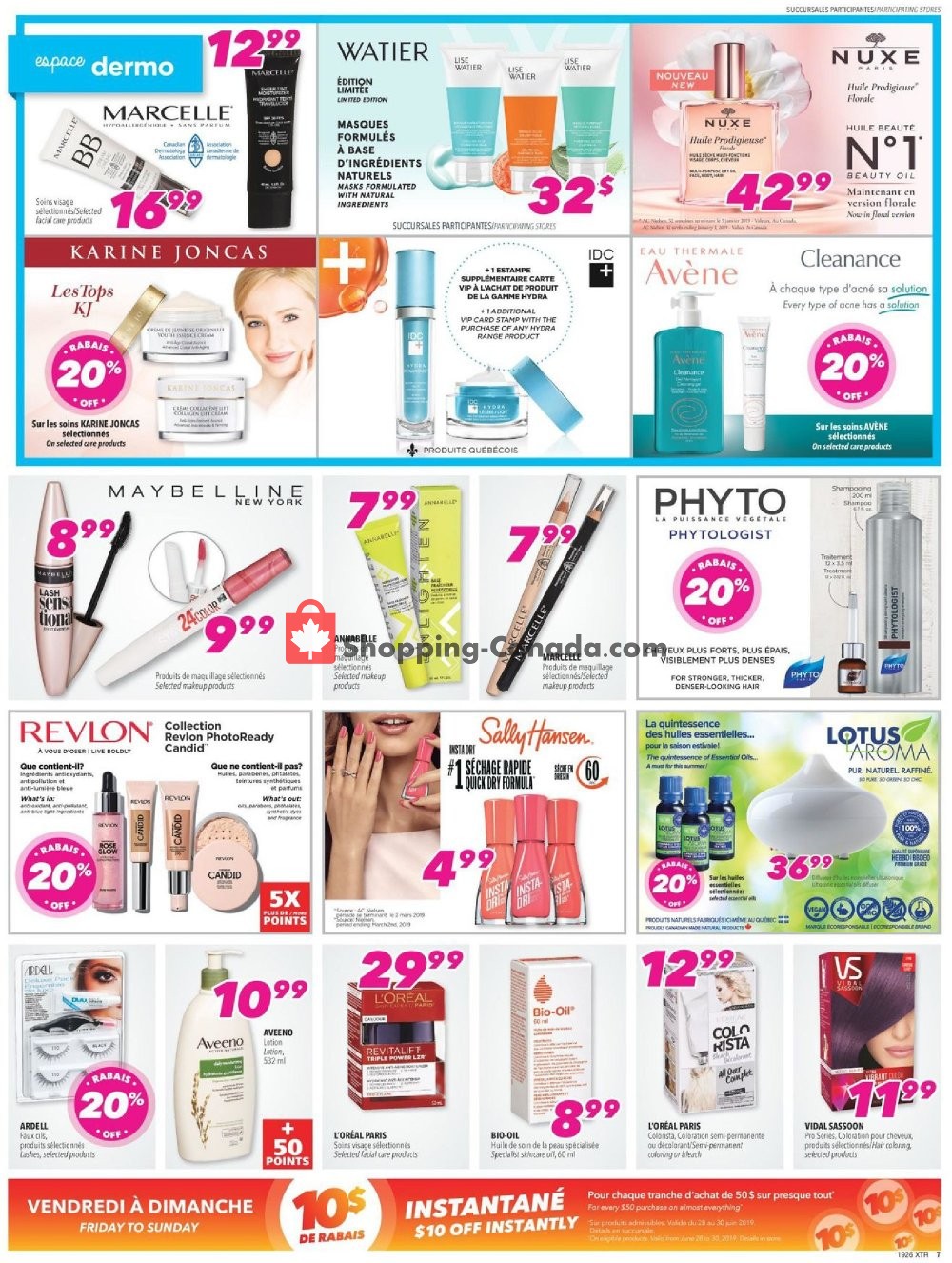 Familiprix flyer from Thursday June 27, 2019 to Wednesday July 3, 2019 - page 7