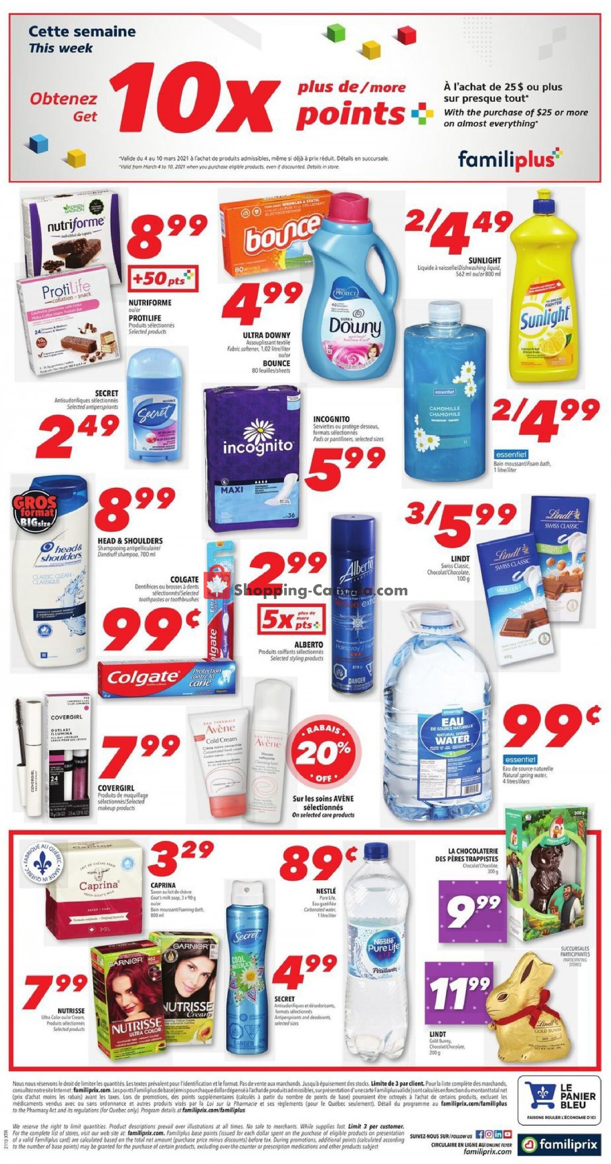 Familiprix flyer from Thursday March 4, 2021 to Wednesday March 10, 2021 - page 10