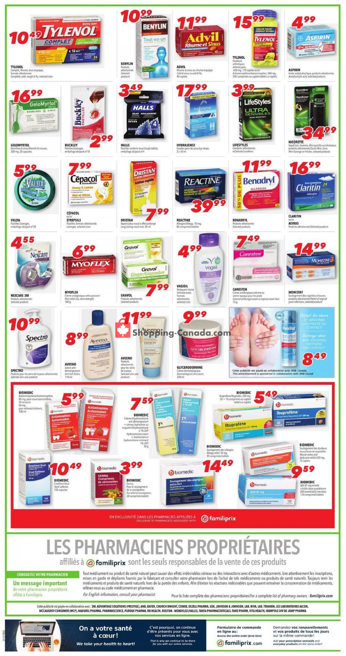 Familiprix flyer from Thursday March 4, 2021 to Wednesday March 10, 2021 - page 8