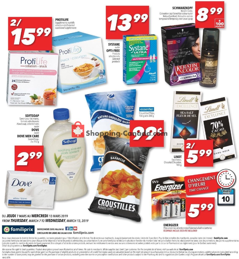 Familiprix flyer from Thursday March 7, 2019 to Wednesday March 13, 2019 - page 13
