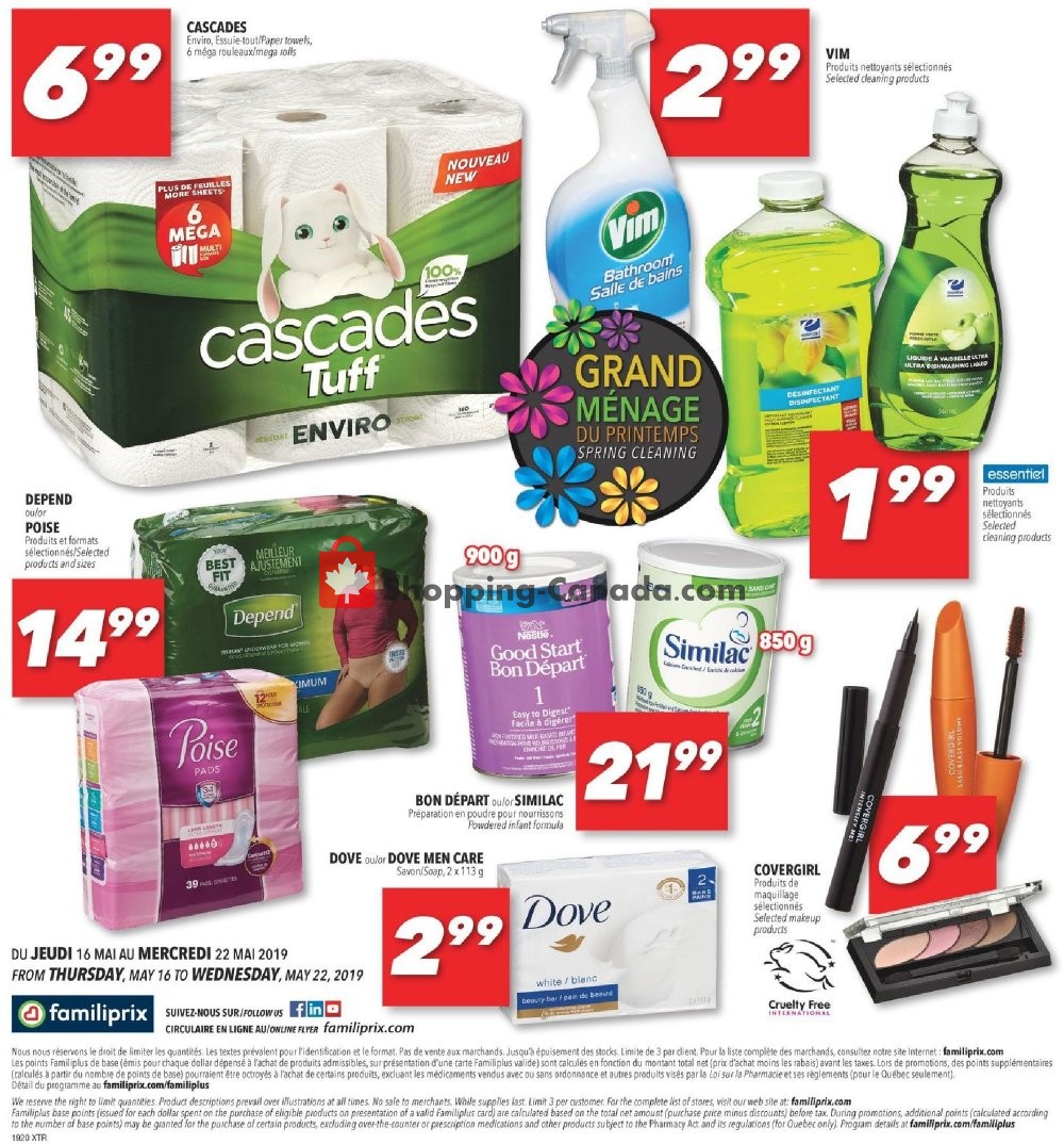 Familiprix flyer from Thursday May 16, 2019 to Wednesday May 22, 2019 - page 12