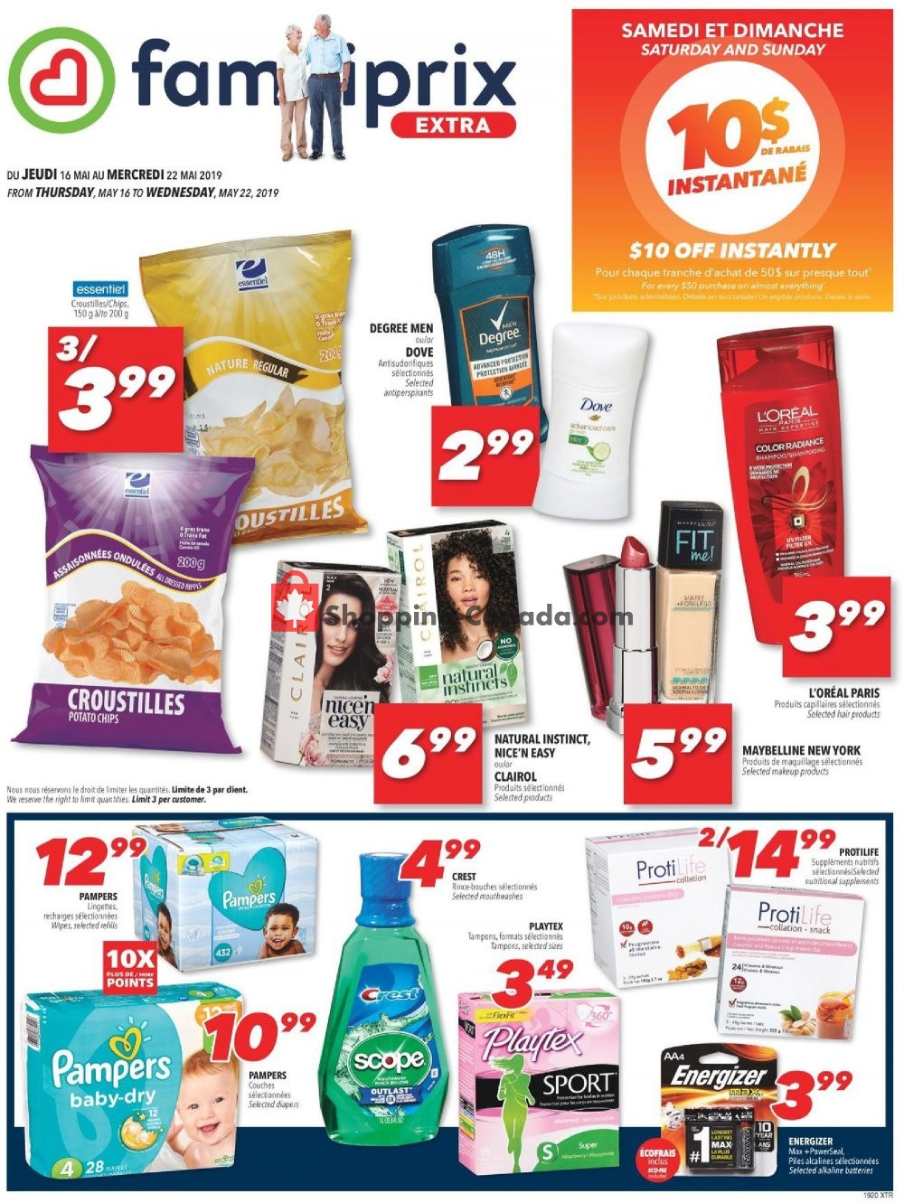Familiprix flyer from Thursday May 16, 2019 to Wednesday May 22, 2019 - page 3