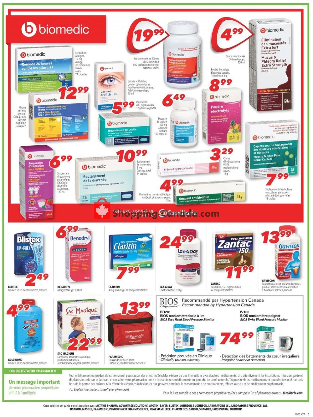 Familiprix flyer from Thursday May 16, 2019 to Wednesday May 22, 2019 - page 5