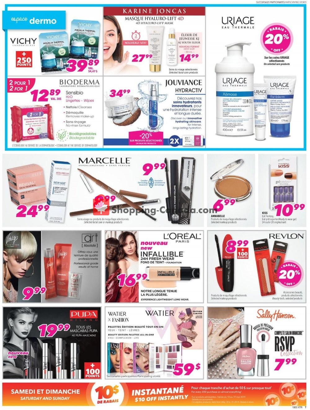 Familiprix flyer from Thursday May 16, 2019 to Wednesday May 22, 2019 - page 7
