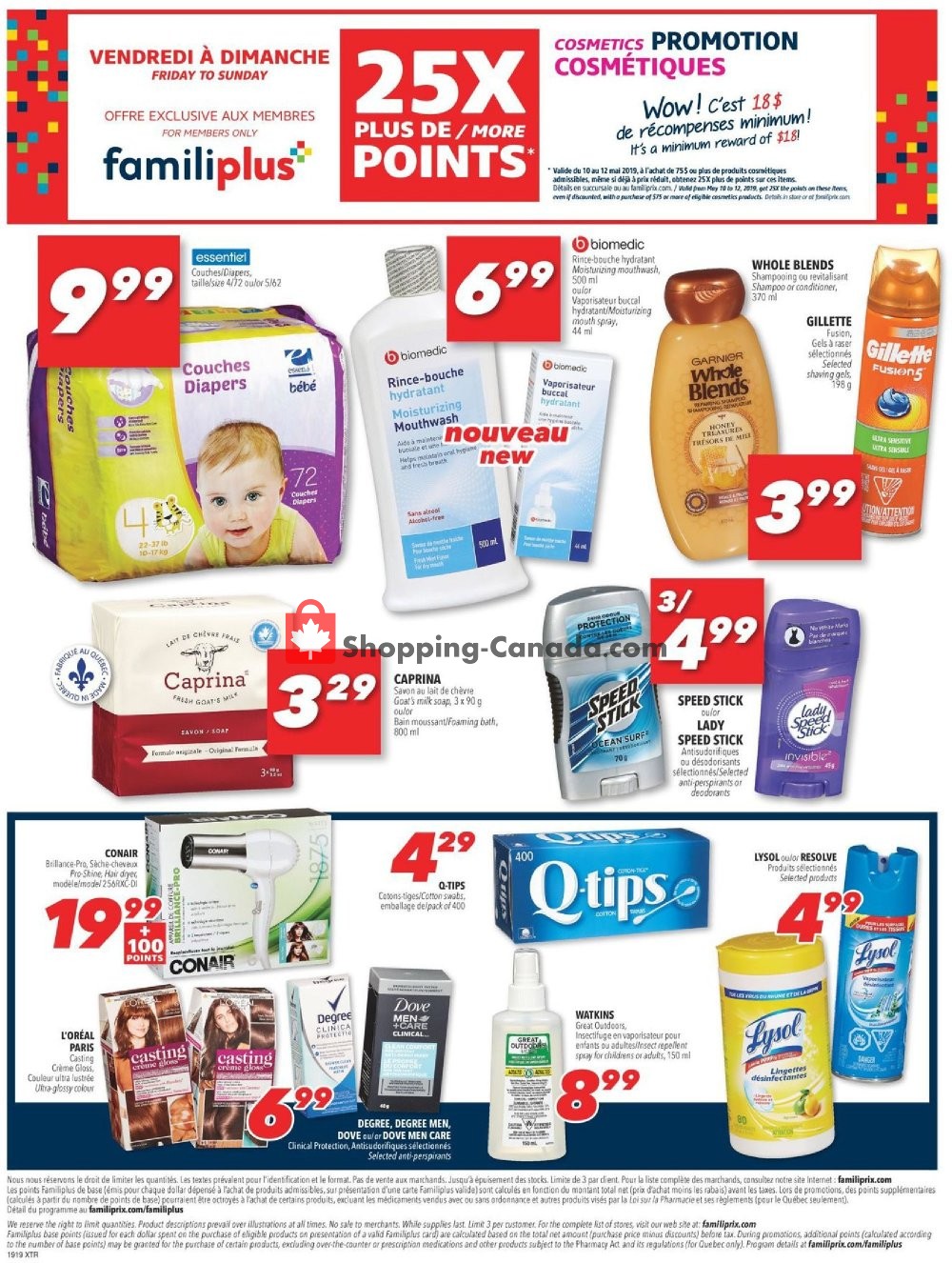 Familiprix flyer from Thursday May 9, 2019 to Wednesday May 15, 2019 - page 14