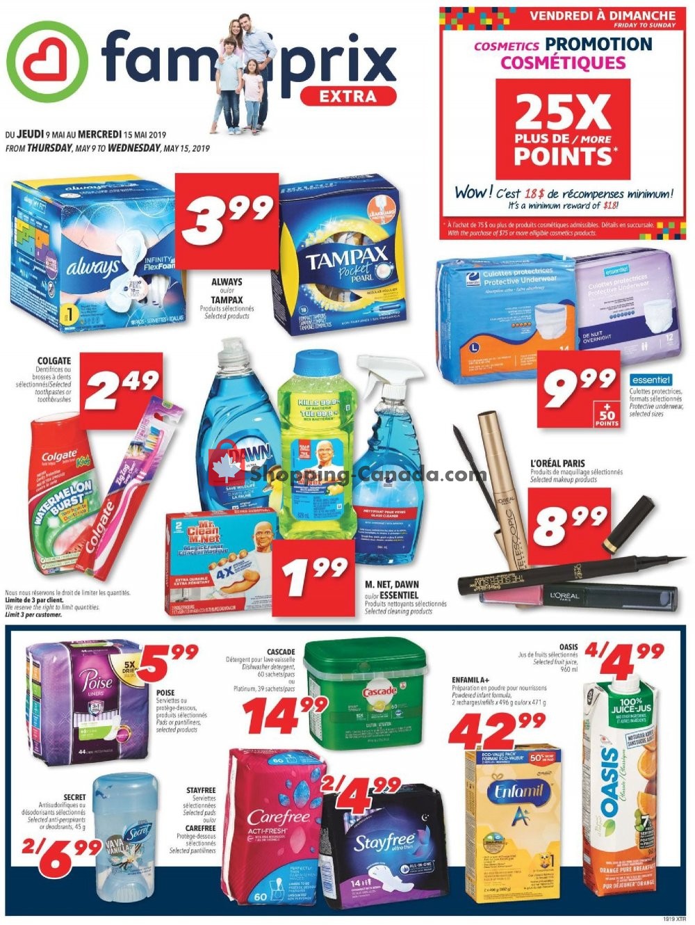 Familiprix flyer from Thursday May 9, 2019 to Wednesday May 15, 2019 - page 3