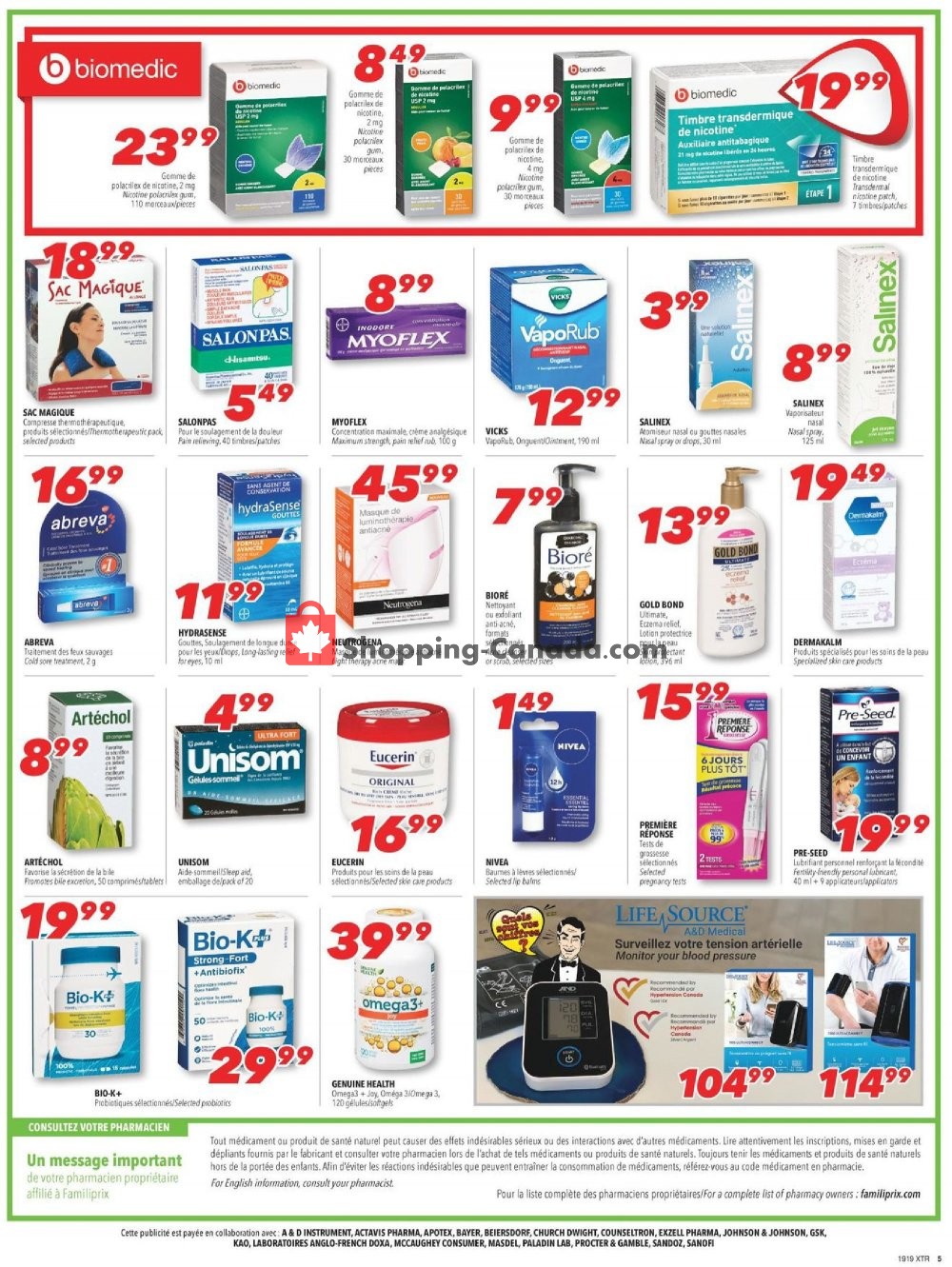 Familiprix flyer from Thursday May 9, 2019 to Wednesday May 15, 2019 - page 5