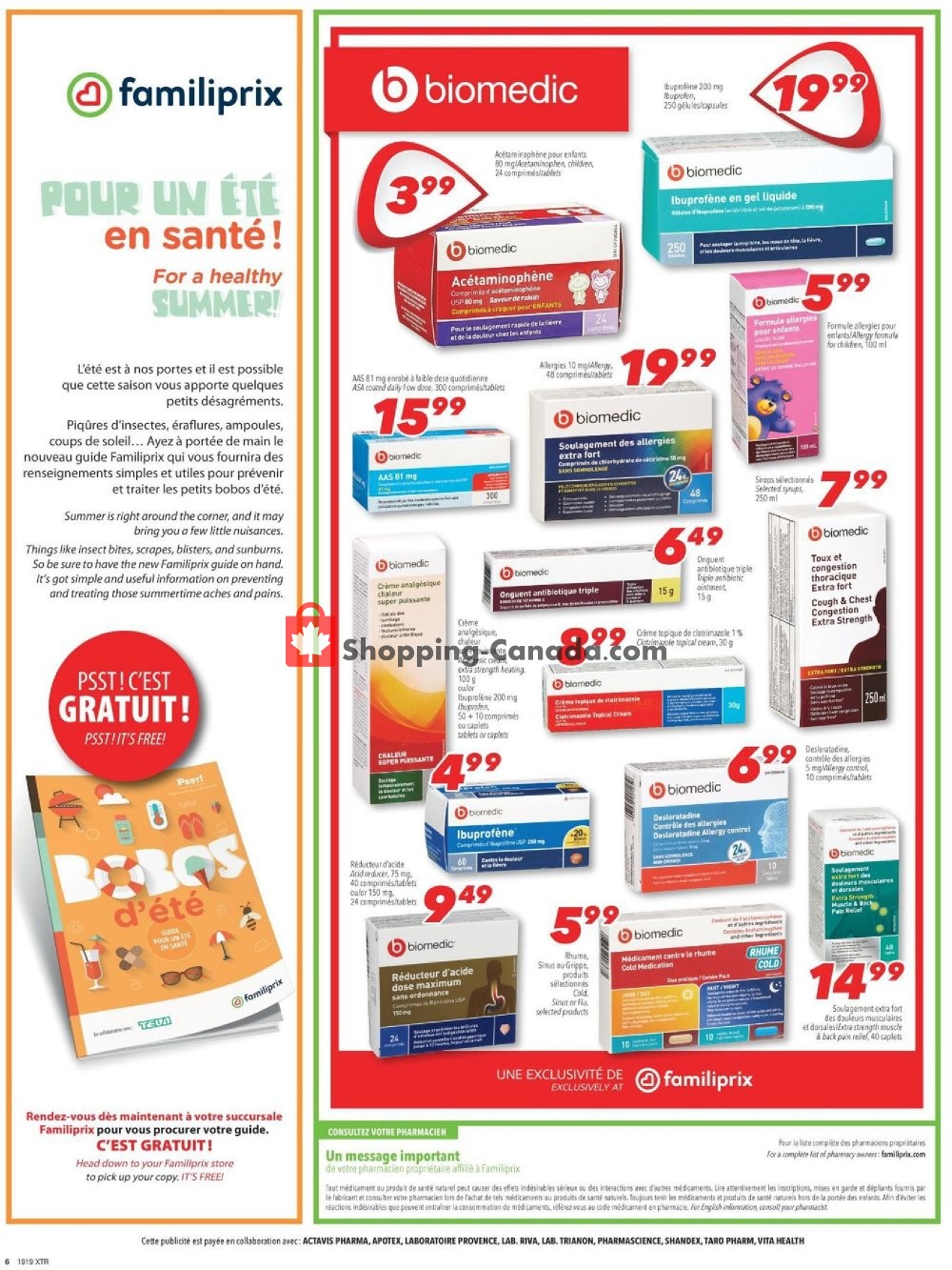 Familiprix flyer from Thursday May 9, 2019 to Wednesday May 15, 2019 - page 6