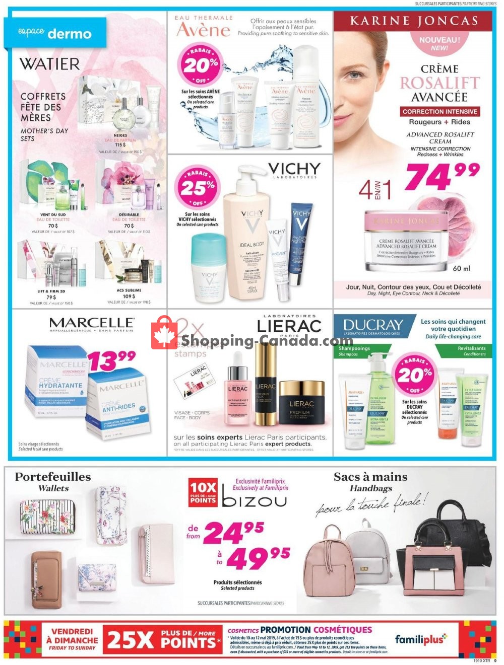 Familiprix flyer from Thursday May 9, 2019 to Wednesday May 15, 2019 - page 9