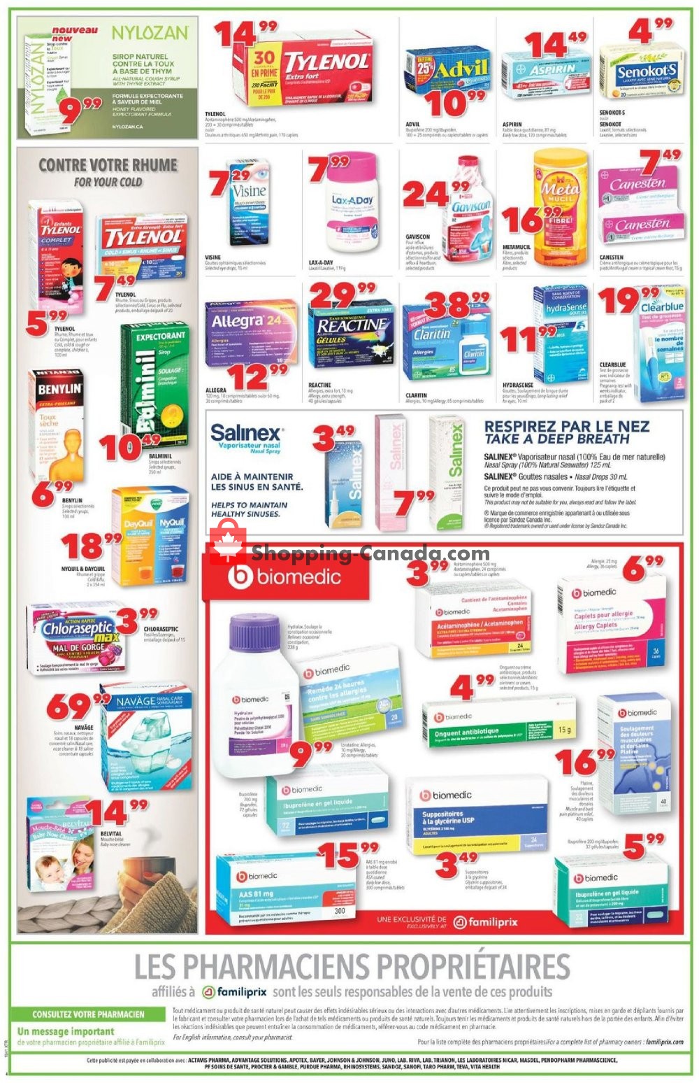 Familiprix flyer from Thursday October 10, 2019 to Wednesday October 16, 2019 - page 5