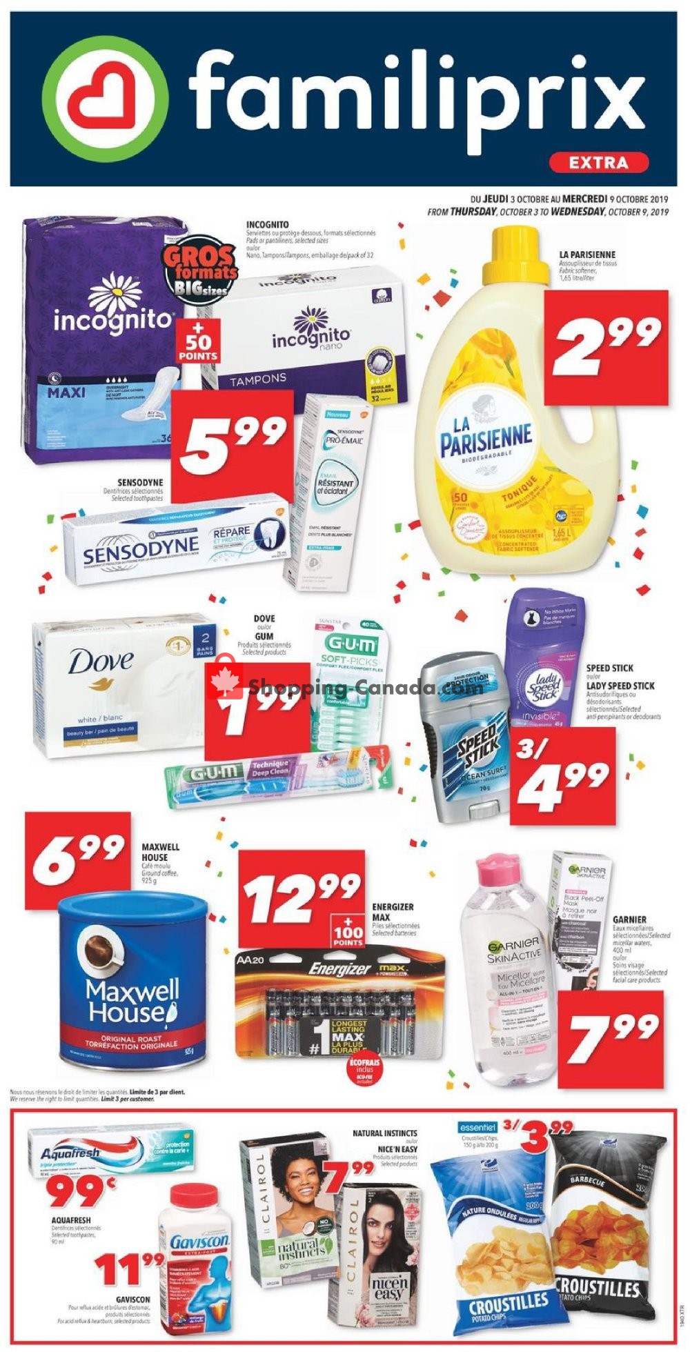 Familiprix flyer from Thursday October 3, 2019 to Wednesday October 9, 2019 - page 4