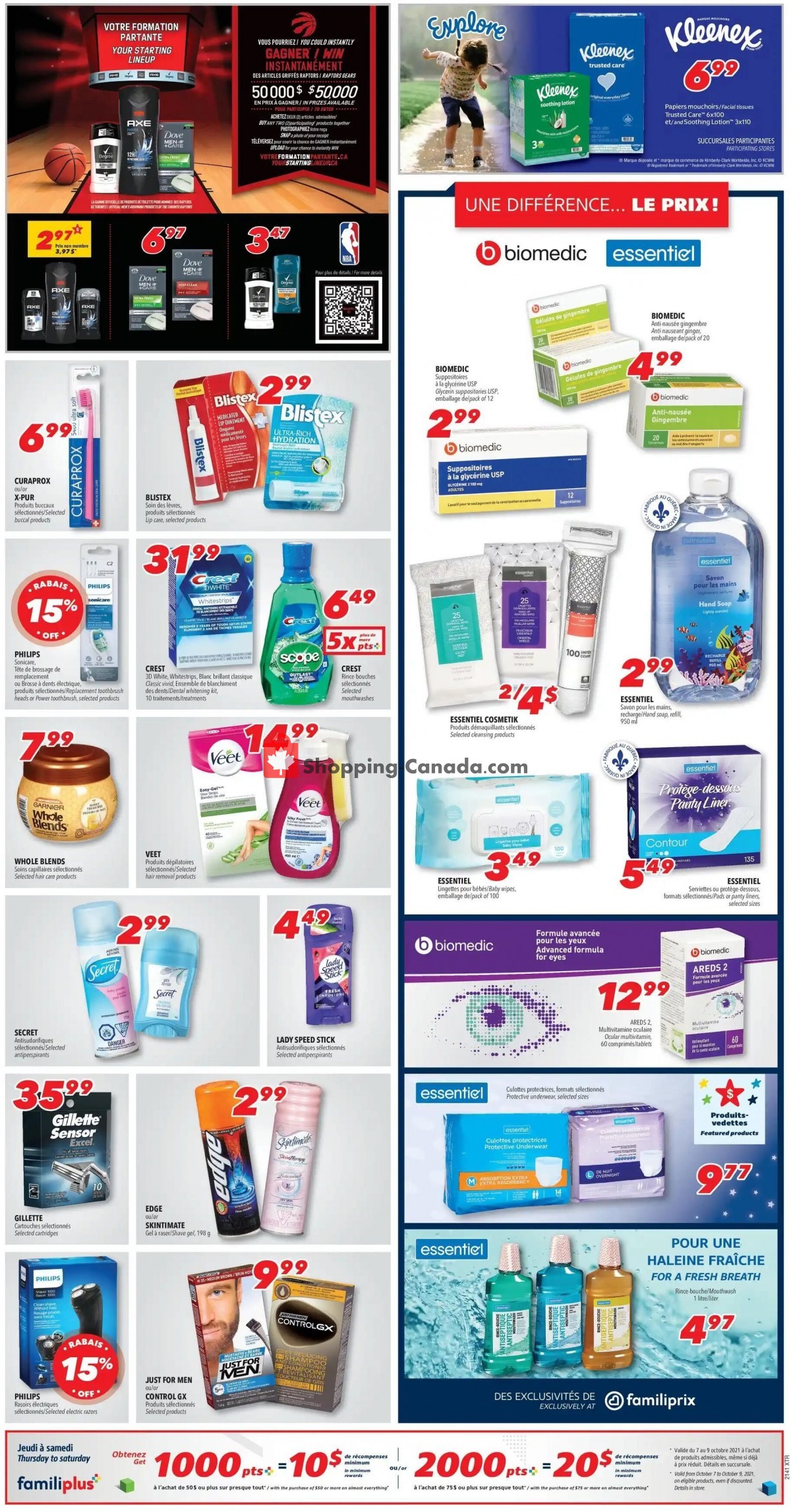 Familiprix flyer from Thursday October 7, 2021 to Wednesday October 13, 2021 - page 9