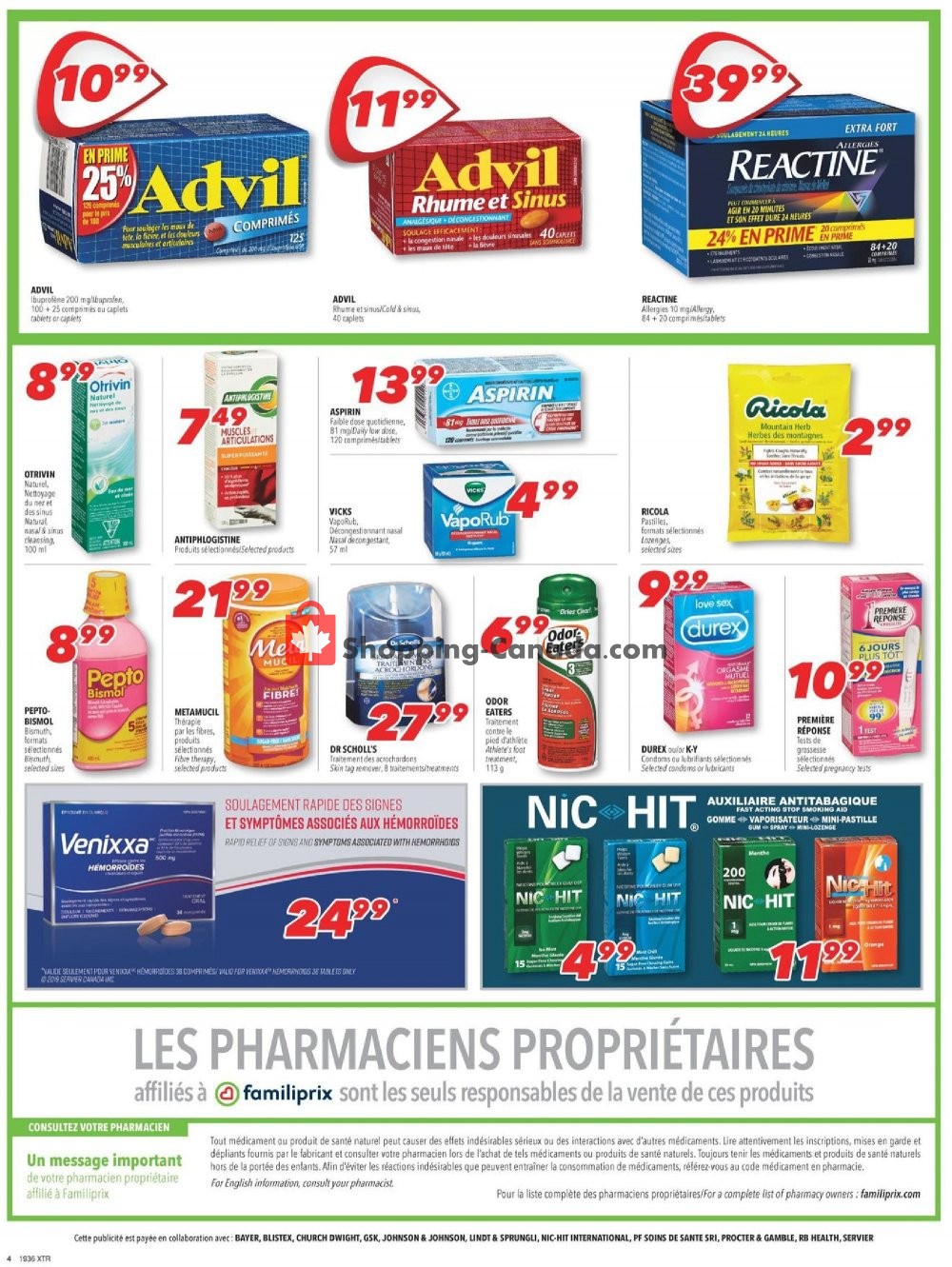 Familiprix flyer from Thursday September 5, 2019 to Wednesday September 11, 2019 - page 4