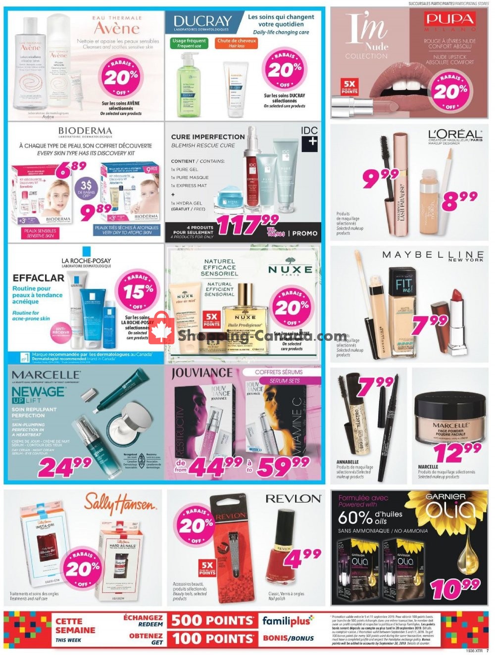 Familiprix flyer from Thursday September 5, 2019 to Wednesday September 11, 2019 - page 7