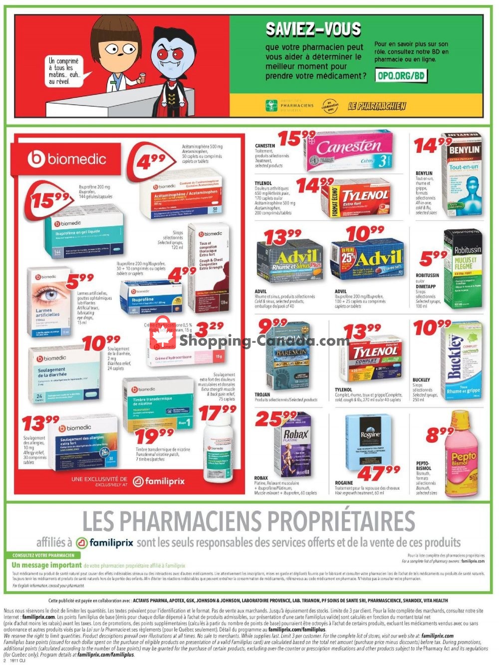 Familiprix flyer from Thursday March 14, 2019 to Wednesday March 20, 2019 - page 2