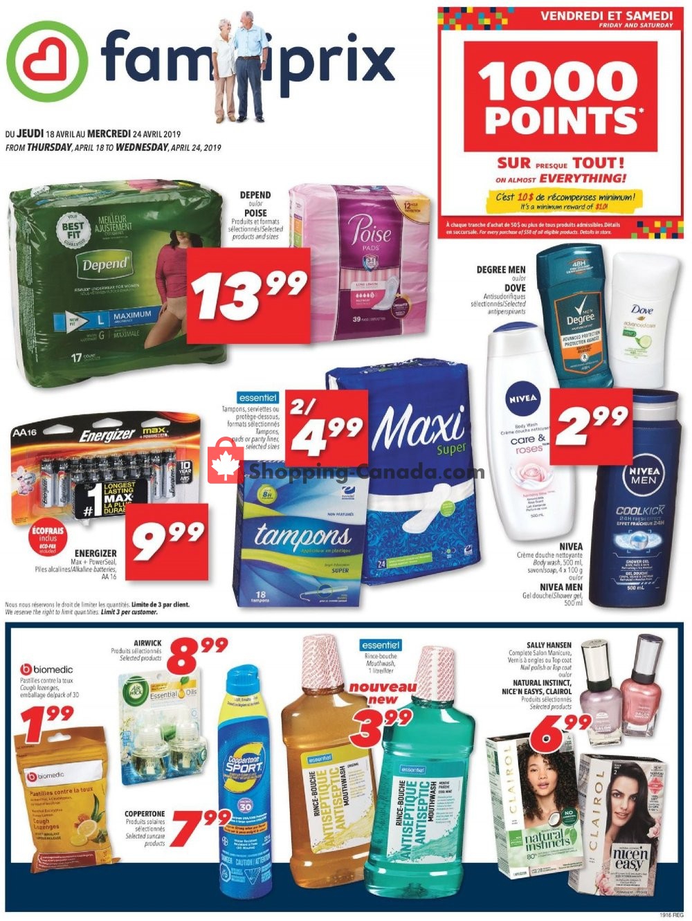 Familiprix flyer from Thursday April 18, 2019 to Wednesday April 24, 2019 - page 3