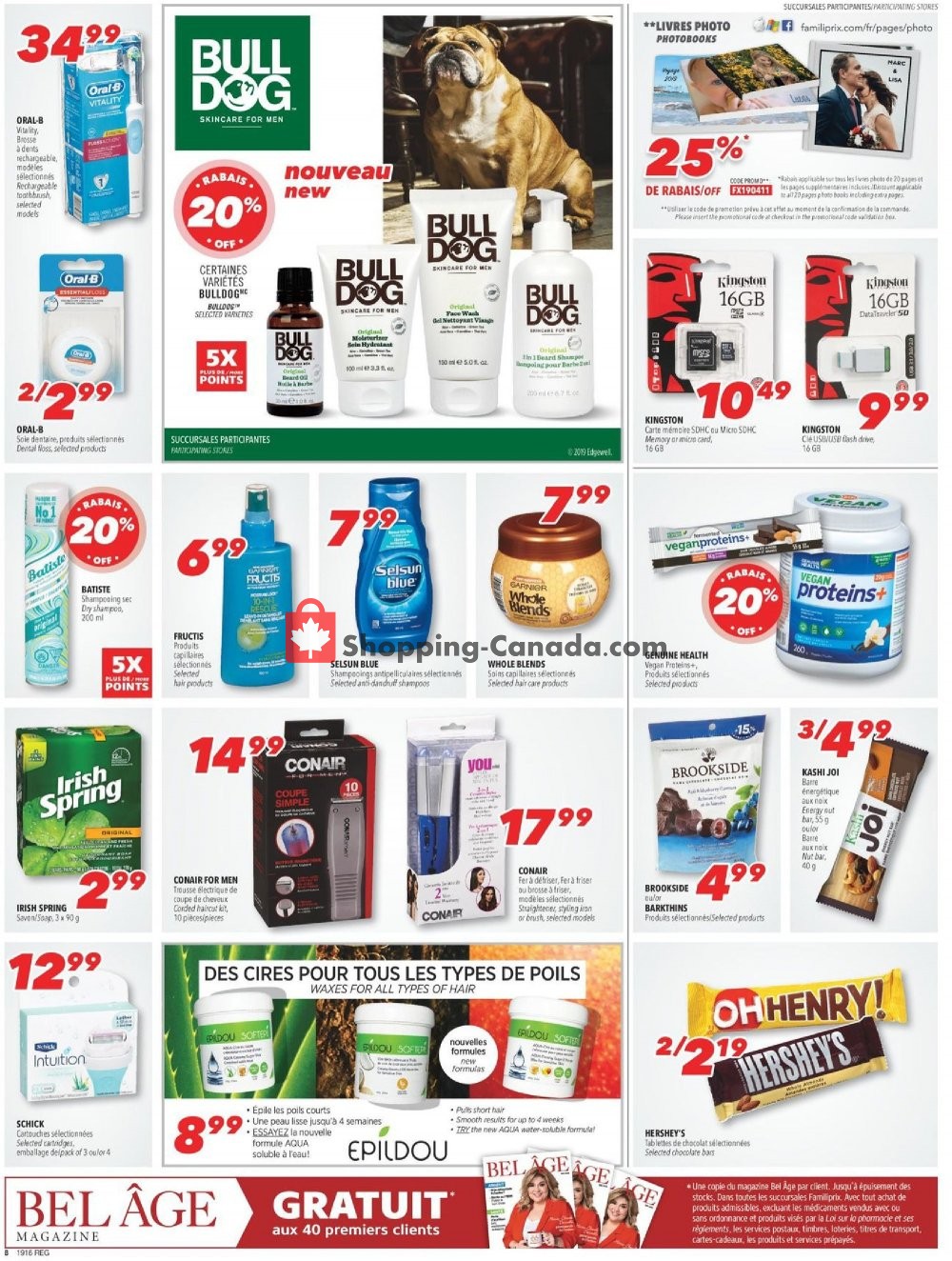 Familiprix flyer from Thursday April 18, 2019 to Wednesday April 24, 2019 - page 8
