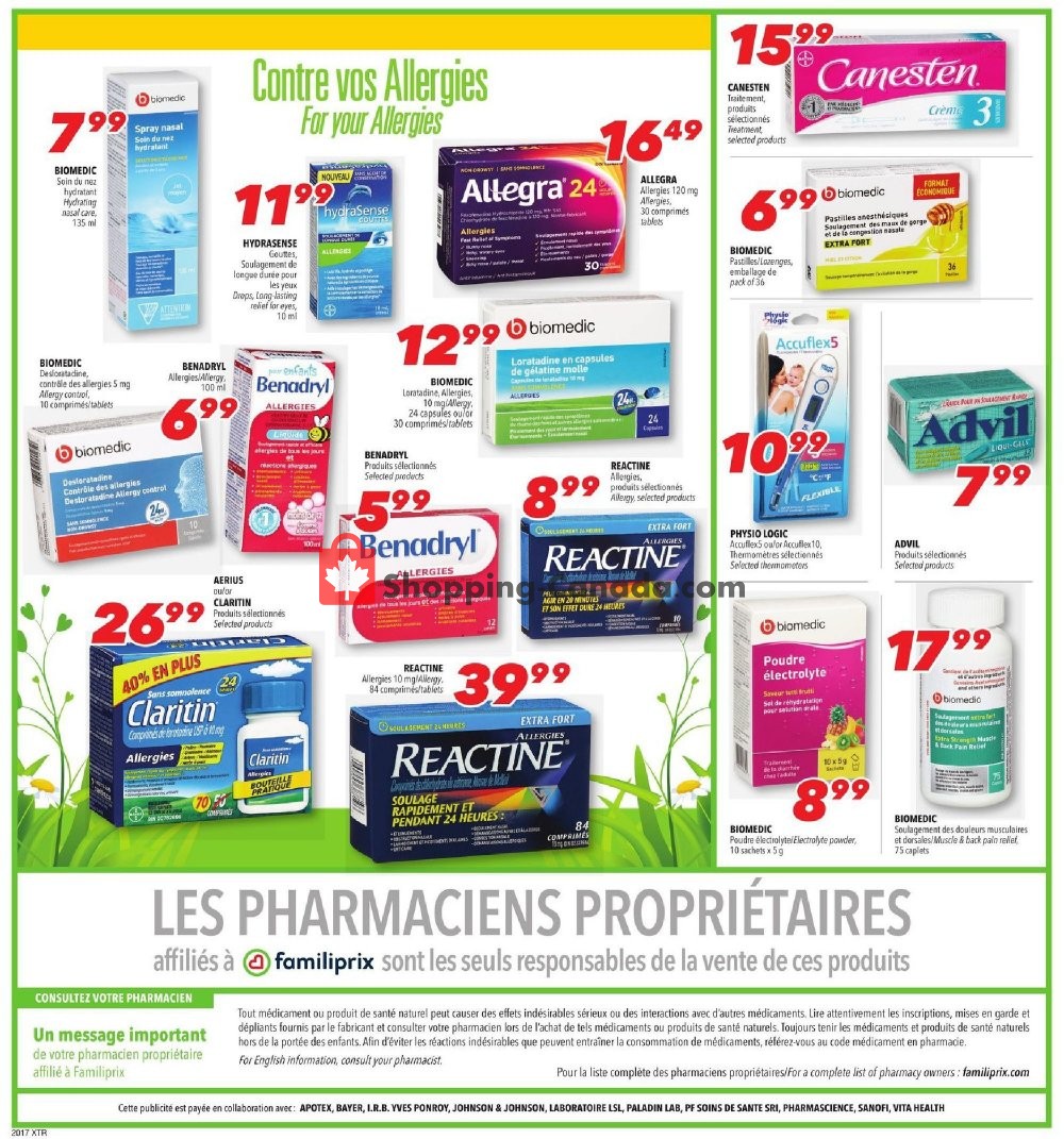 Familiprix flyer from Thursday April 23, 2020 to Wednesday April 29, 2020 - page 3
