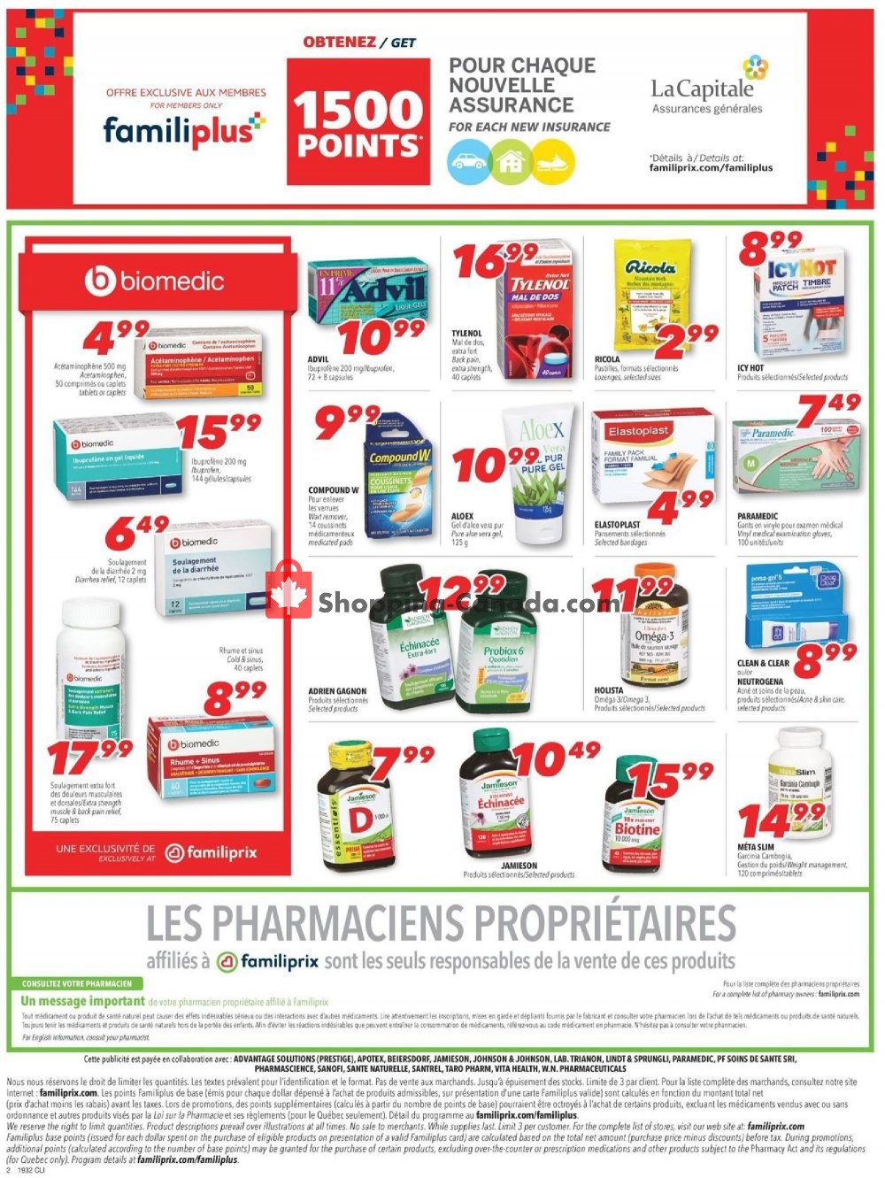Familiprix flyer from Thursday August 8, 2019 to Wednesday August 14, 2019 - page 3
