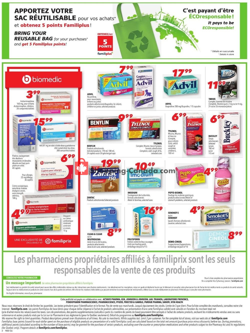 Familiprix flyer from Thursday January 10, 2019 to Wednesday January 16, 2019 - page 3