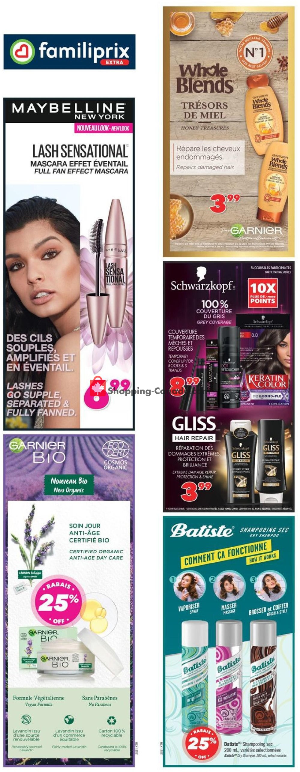 Familiprix flyer from Friday July 3, 2020 to Wednesday August 5, 2020 - page 1