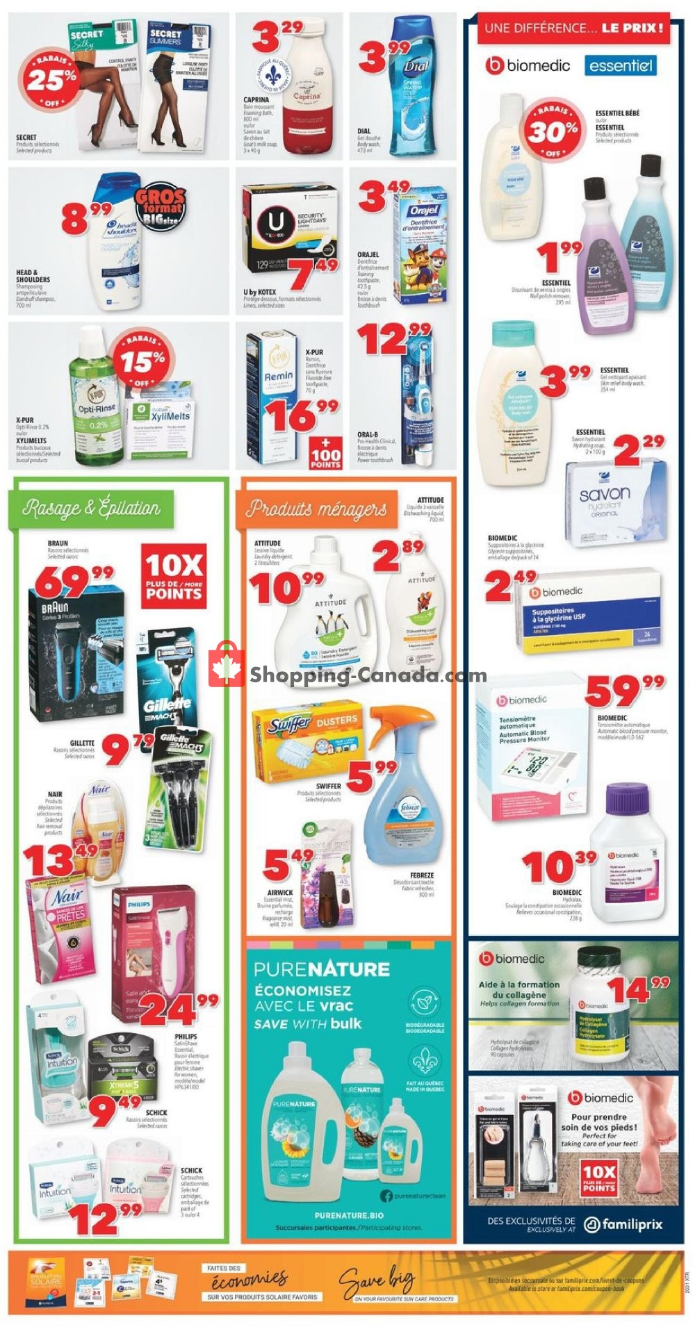 Familiprix flyer from Friday July 3, 2020 to Wednesday August 5, 2020 - page 10