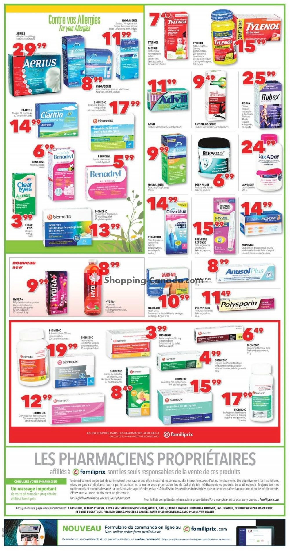 Familiprix flyer from Friday July 3, 2020 to Wednesday August 5, 2020 - page 7