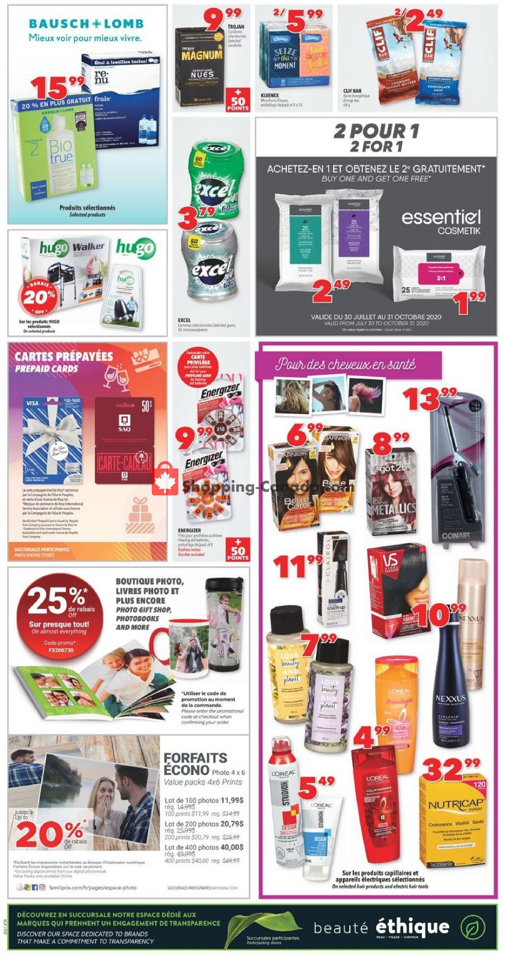 Familiprix flyer from Friday July 3, 2020 to Wednesday August 5, 2020 - page 9
