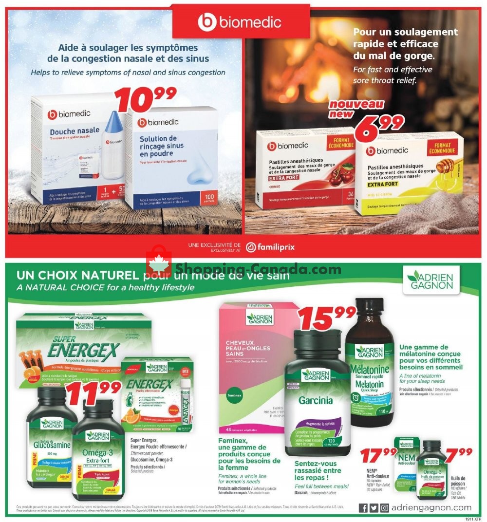 Familiprix flyer from Thursday March 14, 2019 to Wednesday March 20, 2019 - page 11